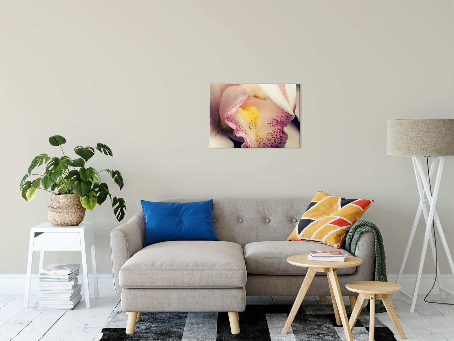 Close-up of Orchid Nature / Floral Photo Fine Art Canvas Wall Art Prints 20" x 30" - PIPAFINEART