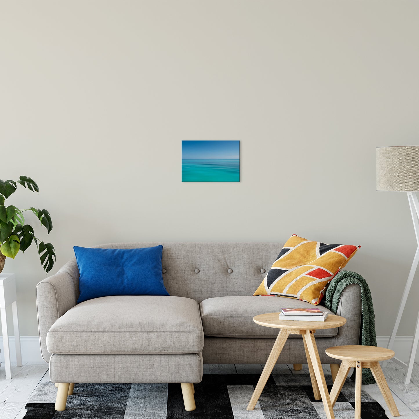Colors of The Tropical Sea Abstract Coastal Landscape Fine Art Canvas Prints 11" x 14" - PIPAFINEART