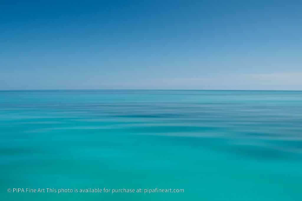 Colors of The Tropical Sea Abstract Coastal Landscape Fine Art Canvas Prints - PIPAFINEART
