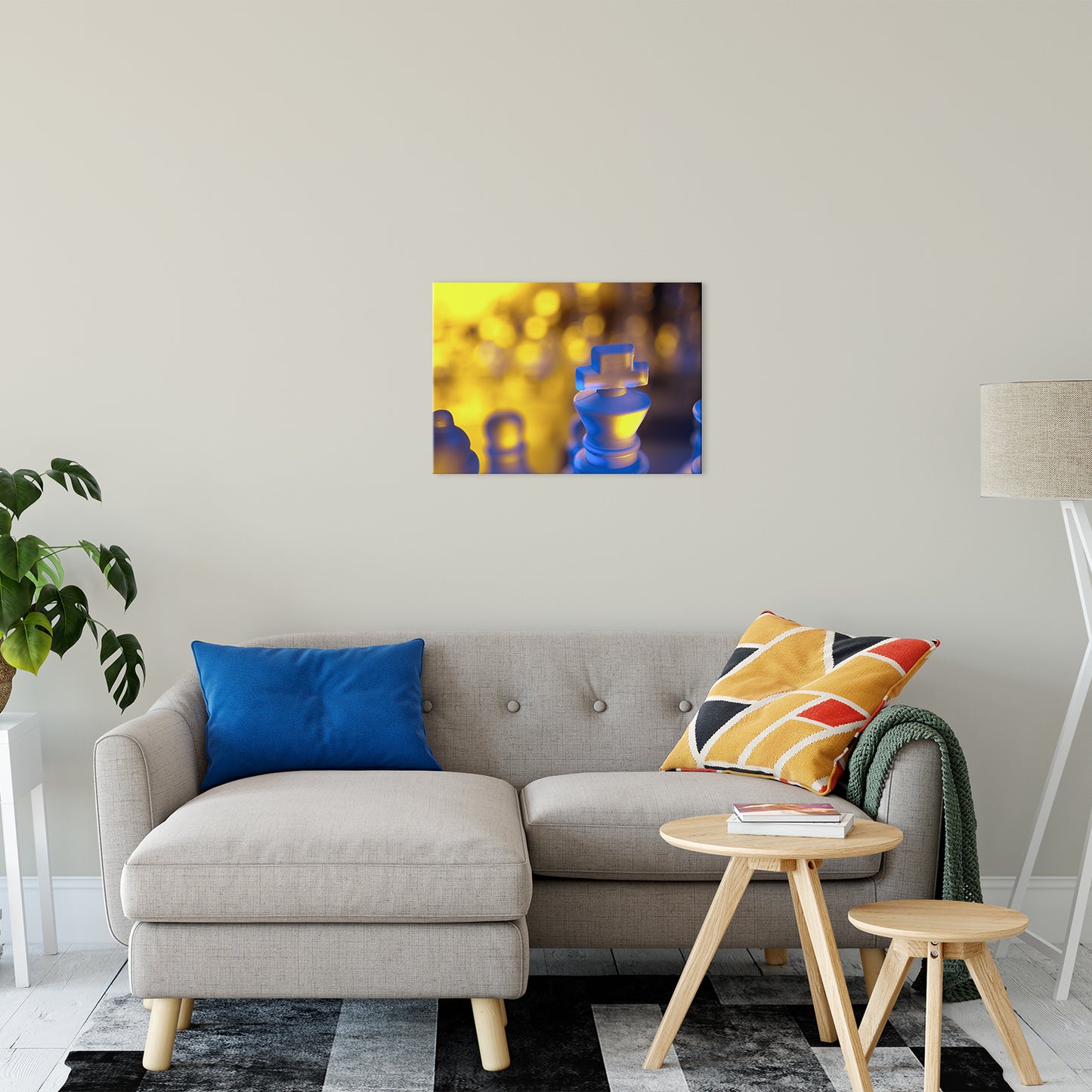 Cool Headed King Abstract Photo Fine Art Canvas & Unframed Wall Art Prints 20" x 24" / Fine Art Canvas - PIPAFINEART