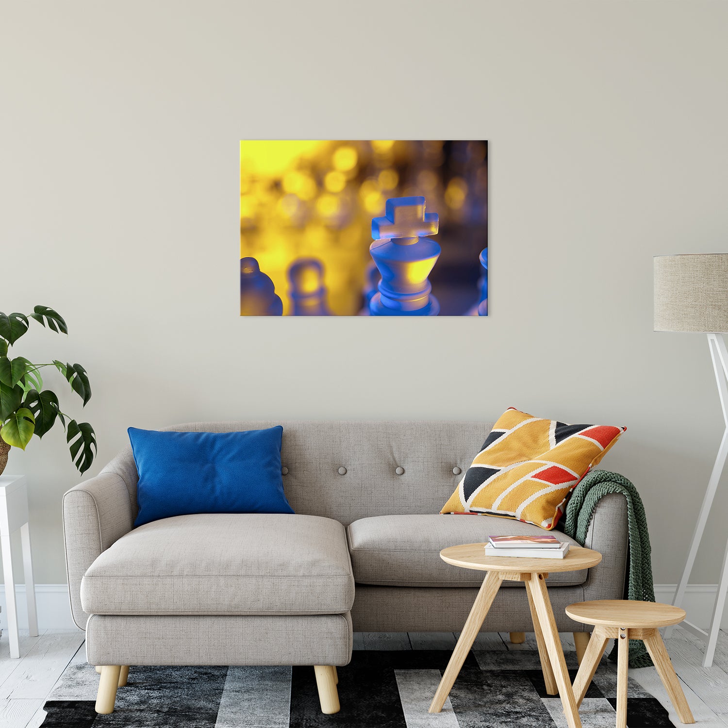 Cool Headed King Abstract Photo Fine Art Canvas & Unframed Wall Art Prints 24" x 36" / Fine Art Canvas - PIPAFINEART