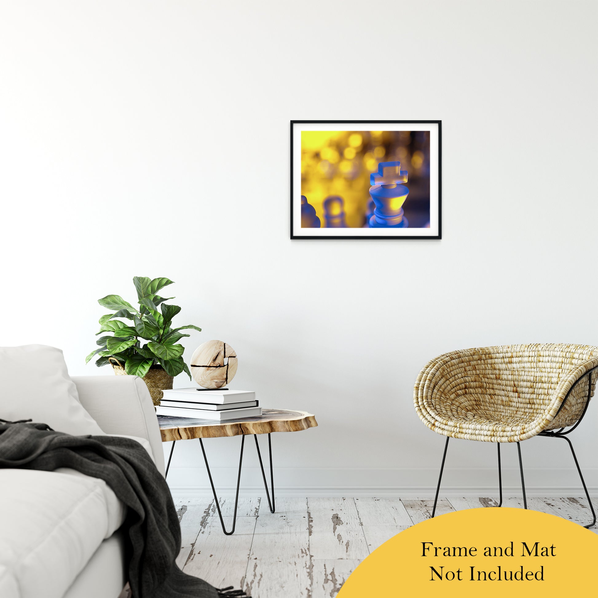 Cool Headed King Abstract Photo Fine Art Canvas & Unframed Wall Art Prints 20" x 24" / Classic Paper - Unframed - PIPAFINEART