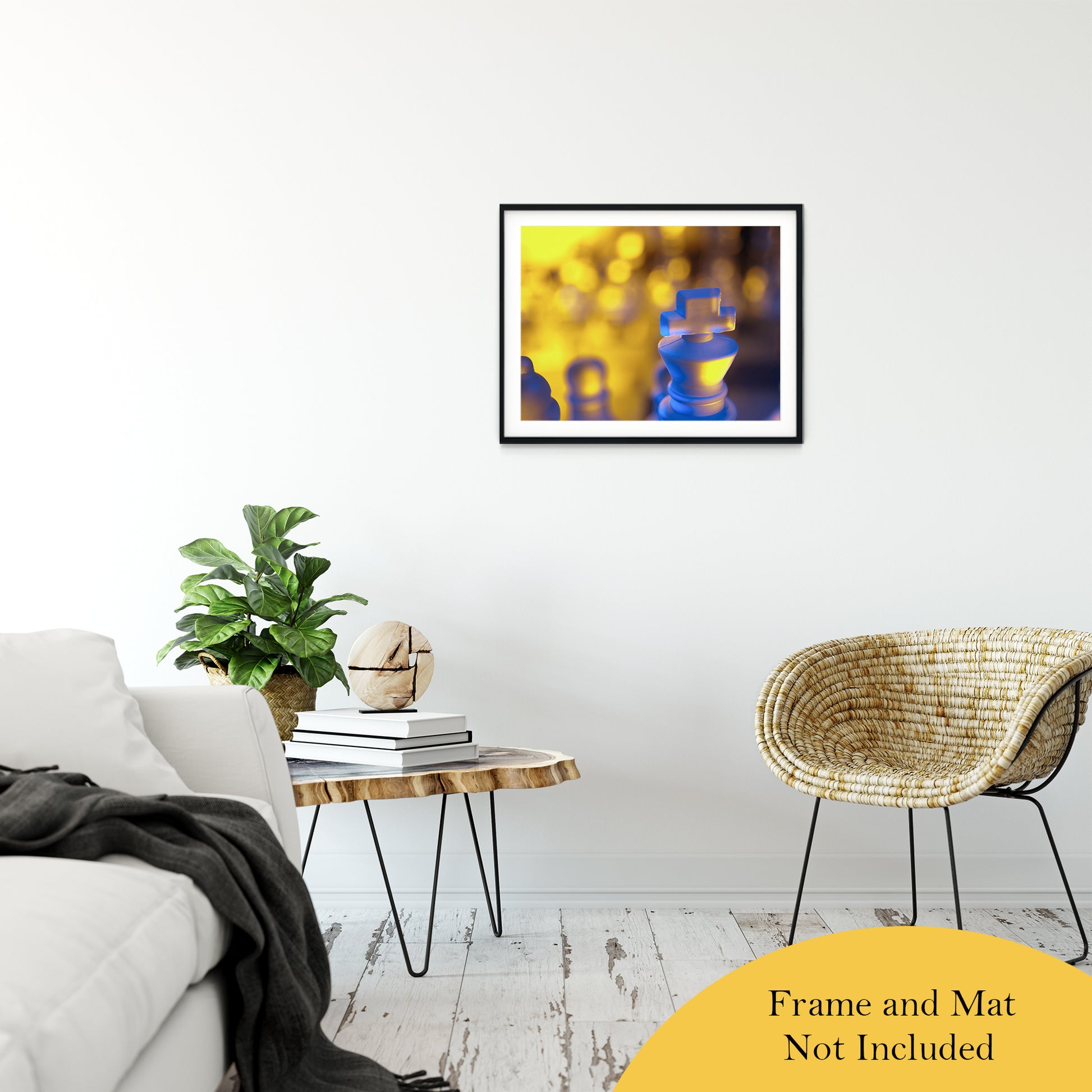 Cool Headed King Abstract Photo Fine Art Canvas & Unframed Wall Art Prints 20" x 30" / Classic Paper - Unframed - PIPAFINEART