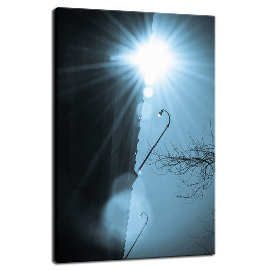 Cresting Sun Abstract Photo Fine Art Canvas & Unframed Wall Art Prints  - PIPAFINEART