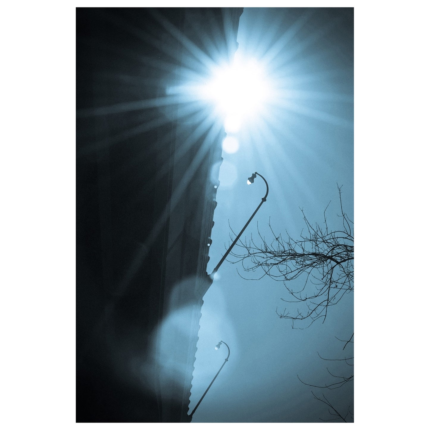 Cresting Sun Abstract Photo Fine Art Canvas & Unframed Wall Art Prints  - PIPAFINEART