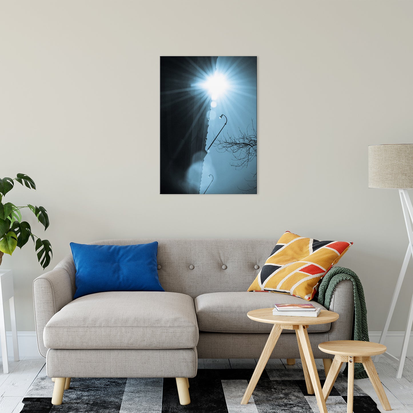 Cresting Sun Abstract Photo Fine Art Canvas & Unframed Wall Art Prints 24" x 36" / Fine Art Canvas - PIPAFINEART