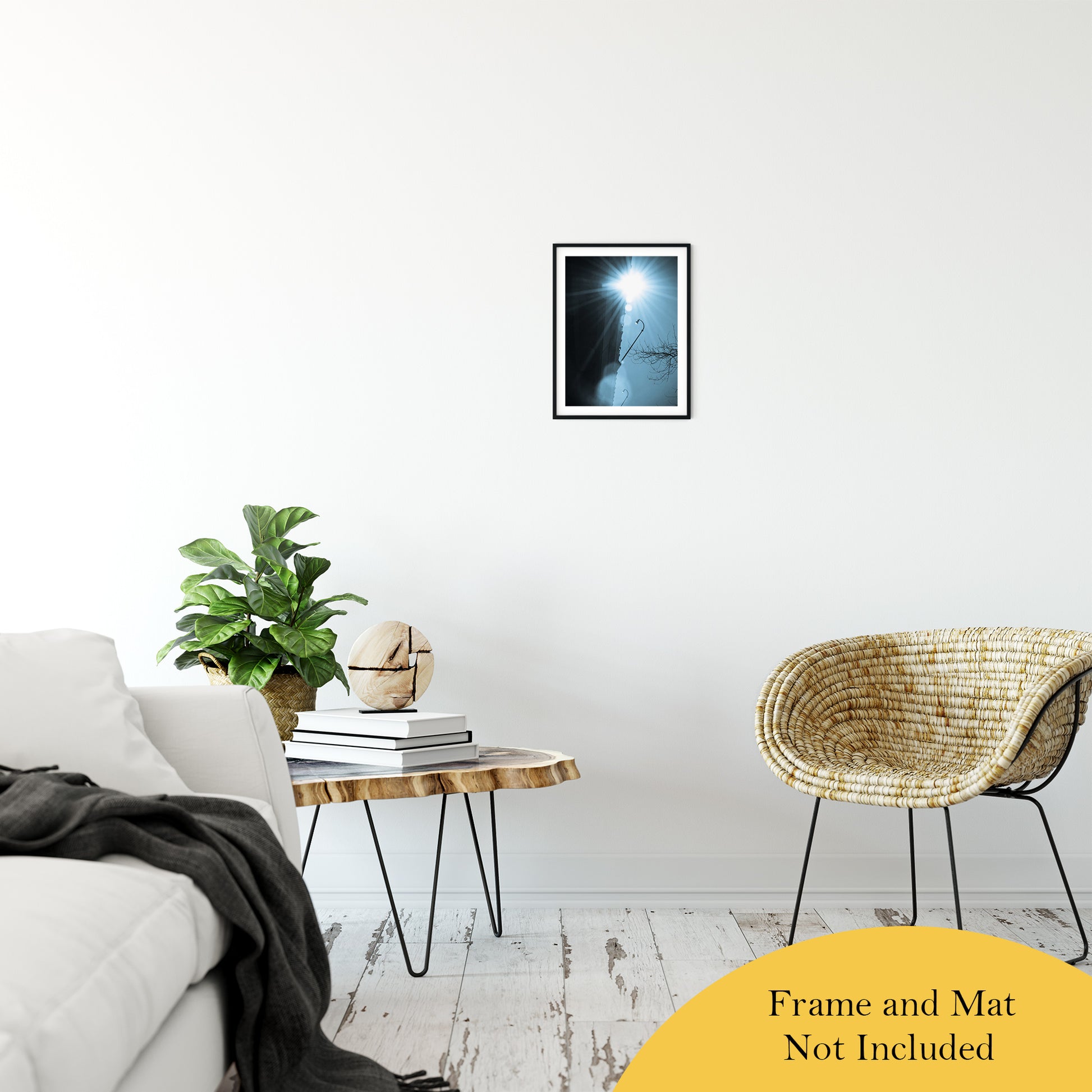 Cresting Sun Abstract Photo Fine Art Canvas & Unframed Wall Art Prints 11" x 14" / Classic Paper - Unframed - PIPAFINEART