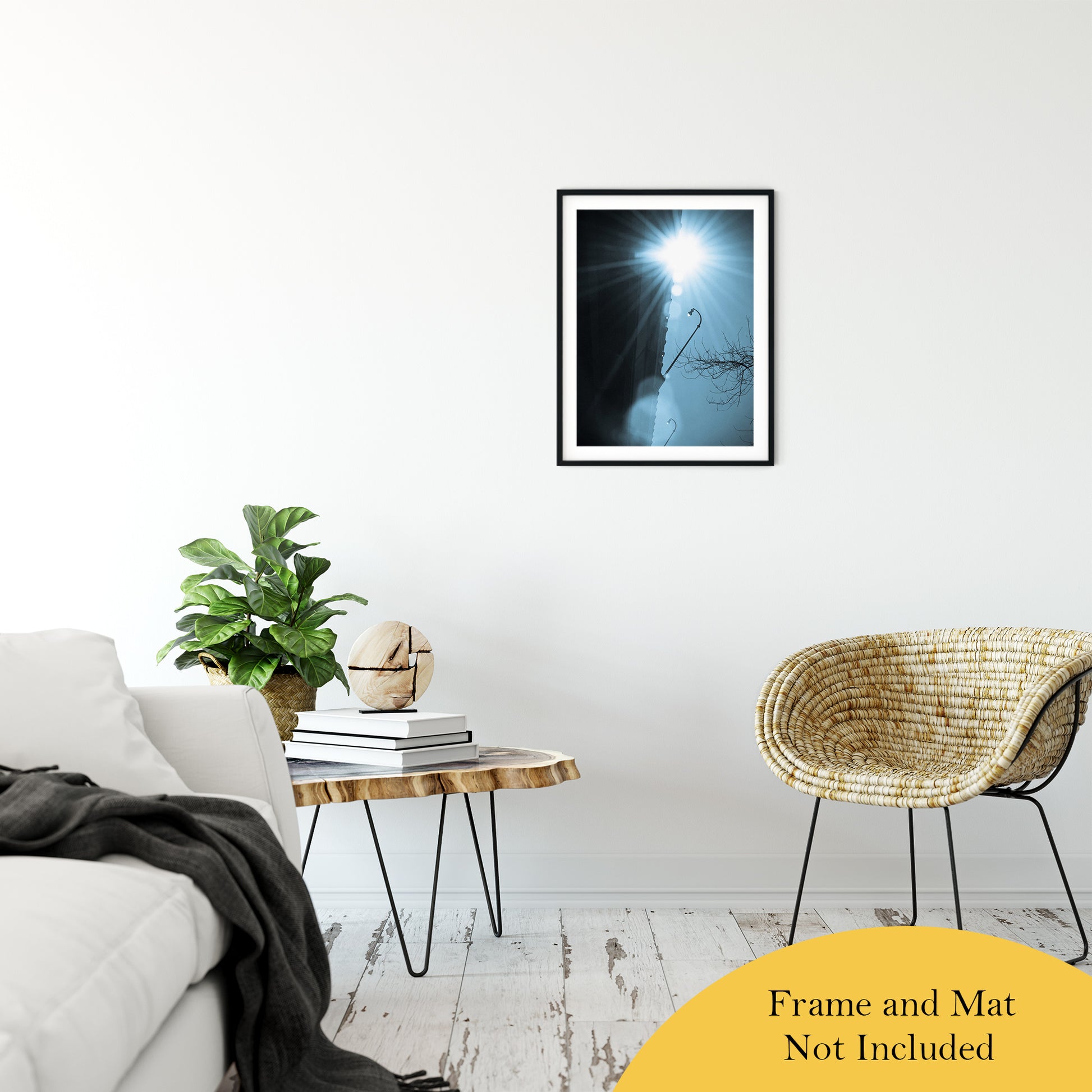 Cresting Sun Abstract Photo Fine Art Canvas & Unframed Wall Art Prints 20" x 24" / Classic Paper - Unframed - PIPAFINEART