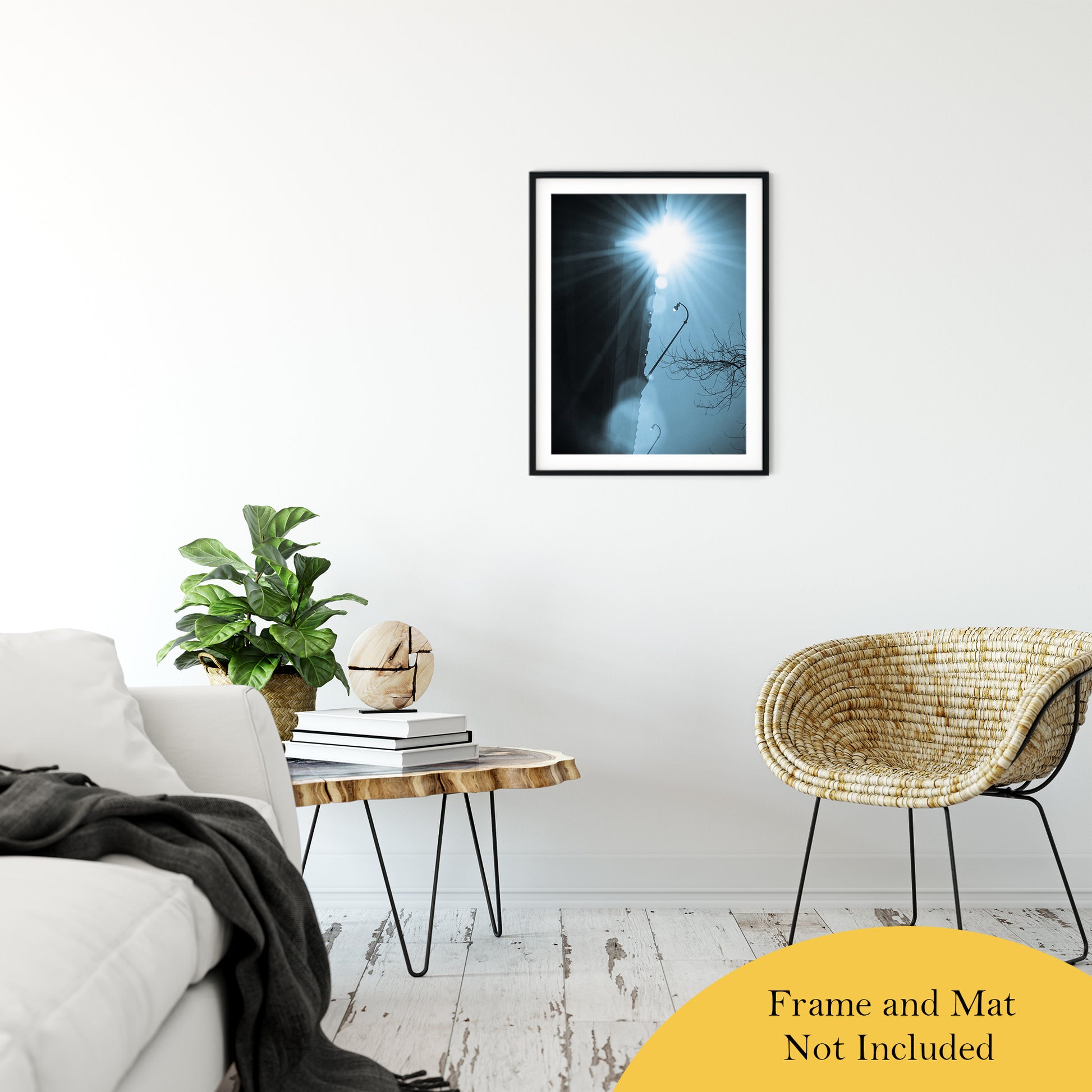 Cresting Sun Abstract Photo Fine Art Canvas & Unframed Wall Art Prints 20" x 30" / Classic Paper - Unframed - PIPAFINEART