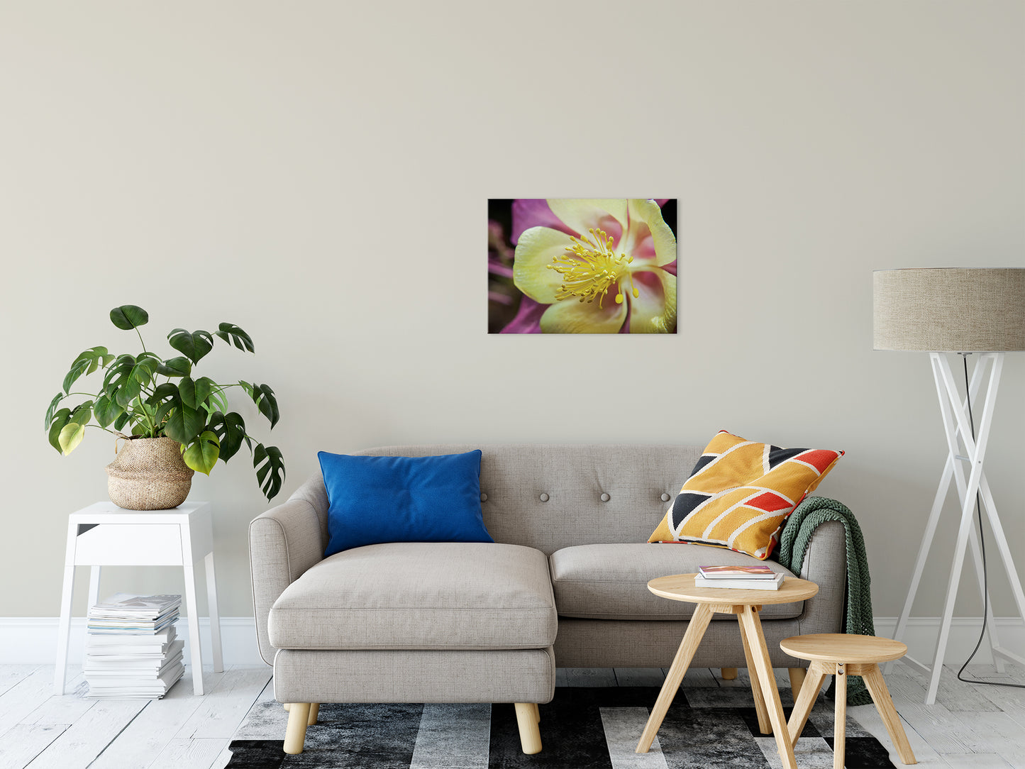 Delicate Columbine Nature / Floral Photo Fine Art Canvas Wall Art Prints 20" x 24" - PIPAFINEART