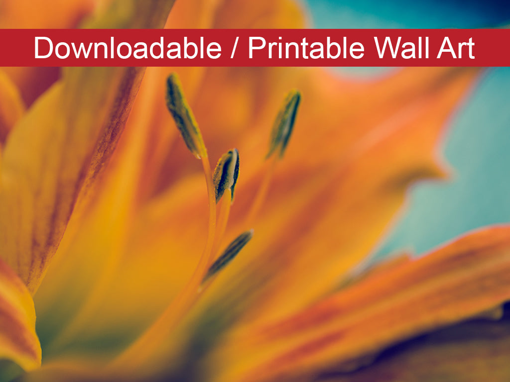 Mystical Tiger Lily DIY Wall Decor Instant Download Print - Printable Wall Art - PIPAFINEART