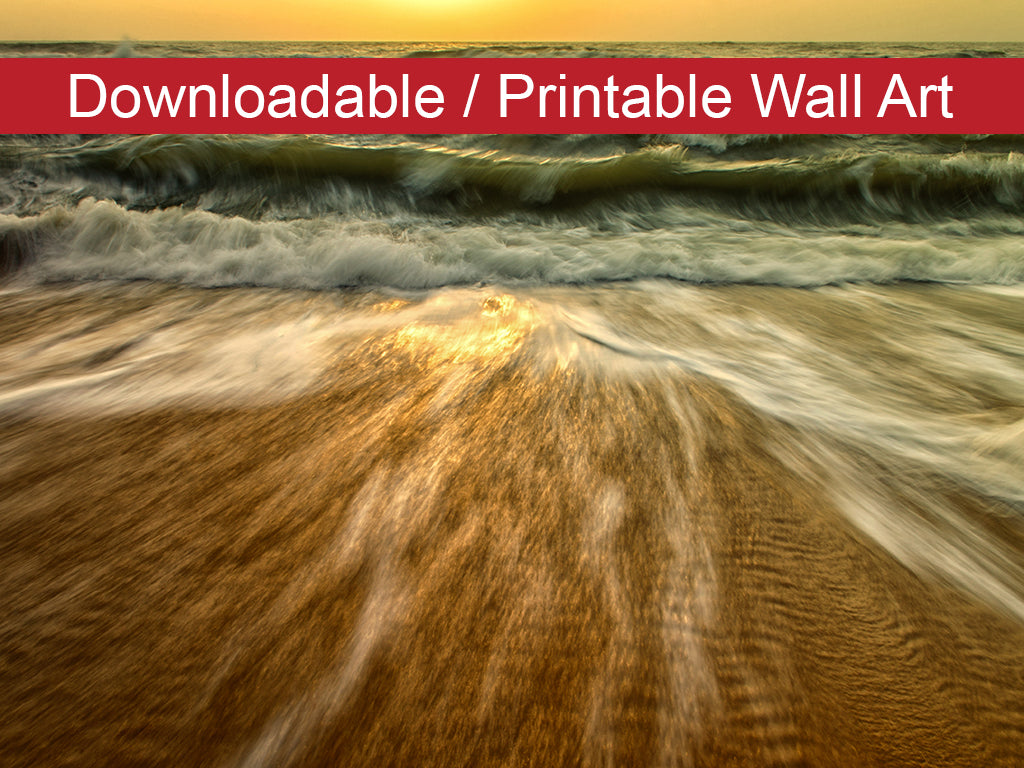 Washing Out to Sea DIY Wall Decor Instant Download Print - Printable Wall Art  - PIPAFINEART