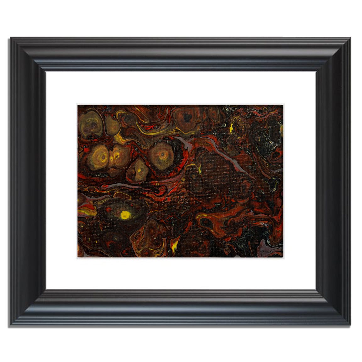 Acrylic Dirty Paint 21 Abstract Art, Fluid Art Fine Art Canvas & Unframed Wall Art Prints - PIPAFINEART