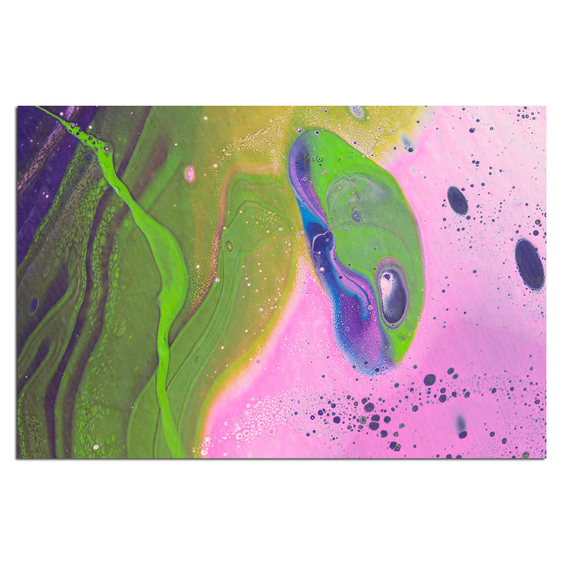 Acrylic Dirty Paint 30 Abstract Art, Fluid Art Fine Art Canvas & Unframed Wall Art Prints - PIPAFINEART