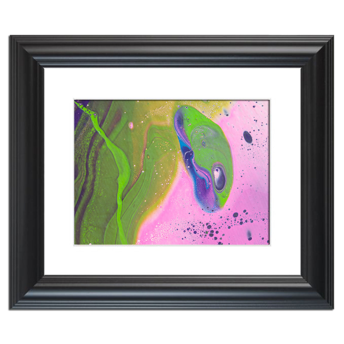 Acrylic Dirty Paint 30 Abstract Art, Fluid Art Fine Art Canvas & Unframed Wall Art Prints - PIPAFINEART