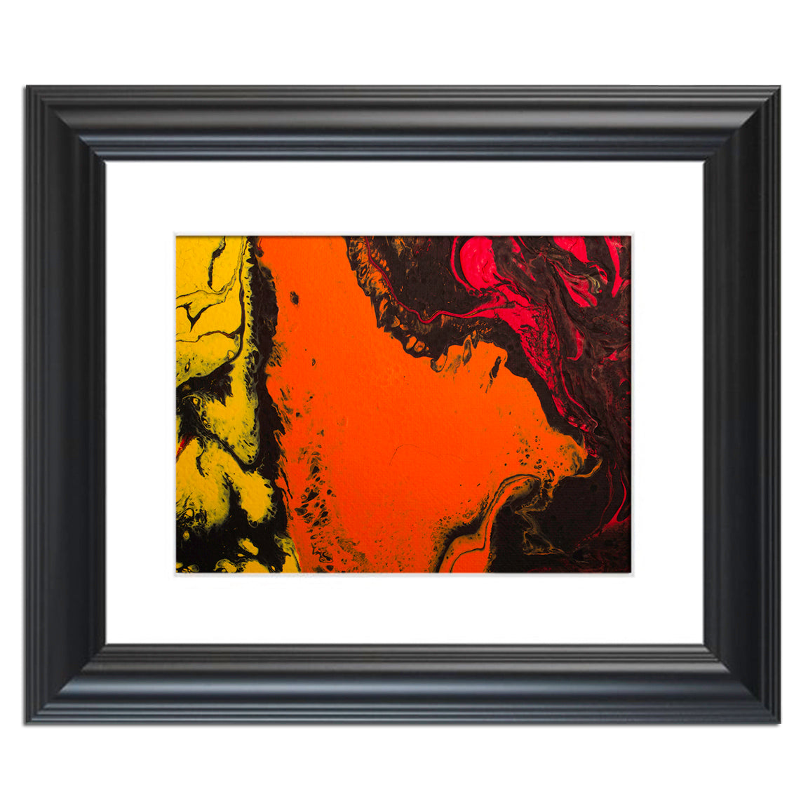 Acrylic Dirty Paint 5 Abstract Art, Fluid Art Fine Art Canvas & Unframed Wall Art Prints - PIPAFINEART