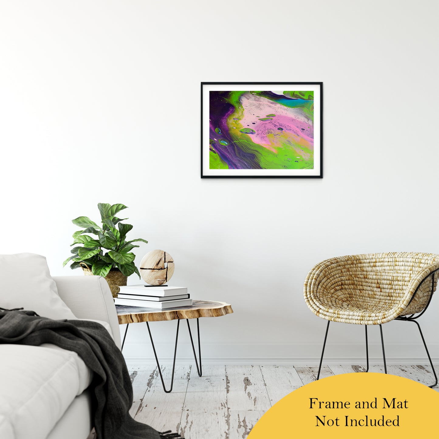 Acrylic Dirty Paint 14 Abstract Art, Fluid Art Fine Art Canvas & Unframed Wall Art Prints 20" x 30" / Classic Paper - Unframed - PIPAFINEART