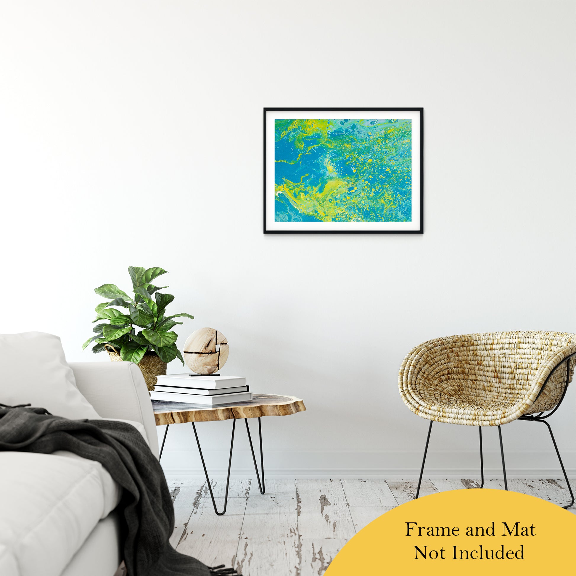 Acrylic Dirty Paint 15 Abstract Art, Fluid Art Fine Art Canvas &  Unframed Wall Art Prints 20" x 30" / Classic Paper - Unframed - PIPAFINEART