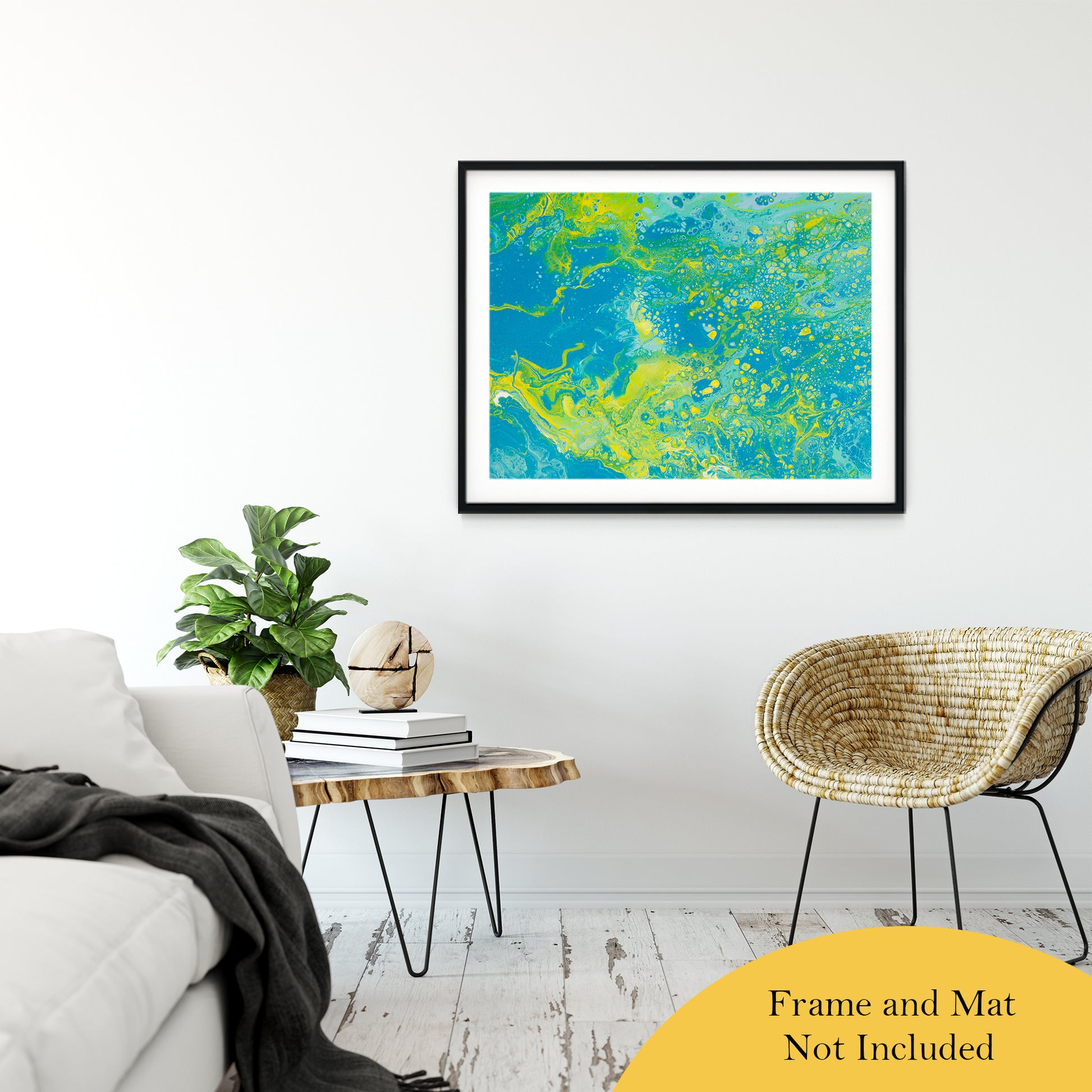 Acrylic Dirty Paint 15 Abstract Art, Fluid Art Fine Art Canvas &  Unframed Wall Art Prints 30" x 40" / Classic Paper - Unframed - PIPAFINEART