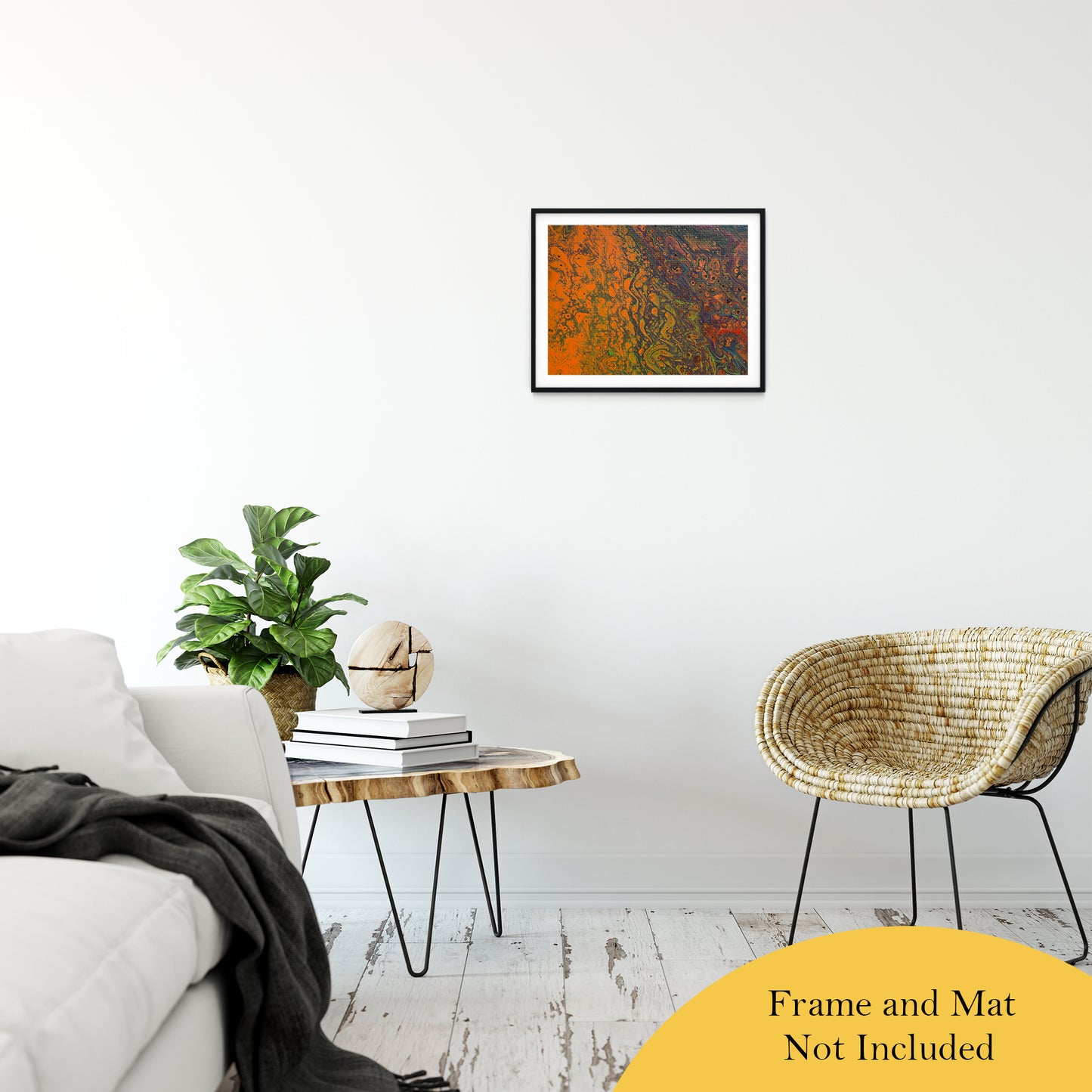 Acrylic Dirty Paint 16 Abstract Art, Fluid Art Fine Art Canvas &  Unframed Wall Art Prints 16" x 20" / Classic Paper - Unframed - PIPAFINEART