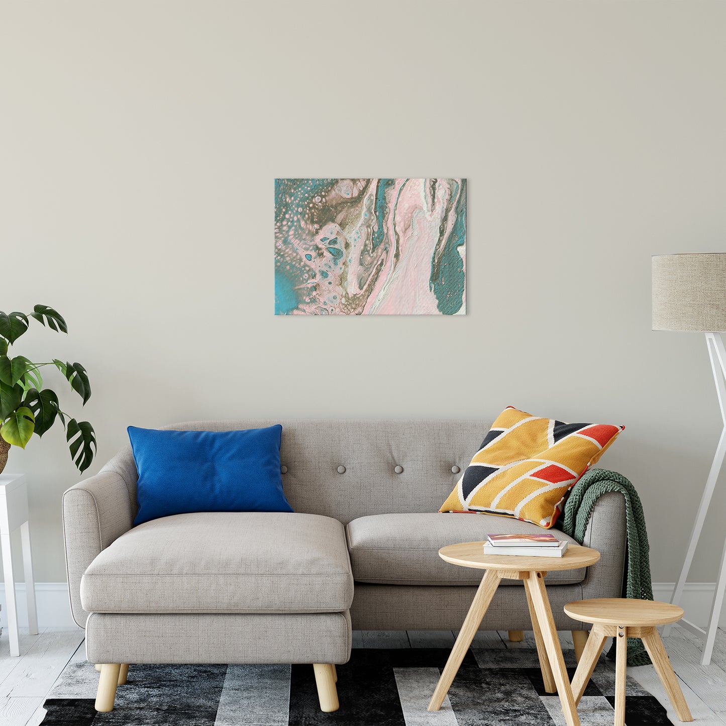 Acrylic Dirty Paint 20 Abstract Art, Fluid Art Fine Art Canvas &  Unframed Wall Art Prints 20" x 30" / Fine Art Canvas - PIPAFINEART