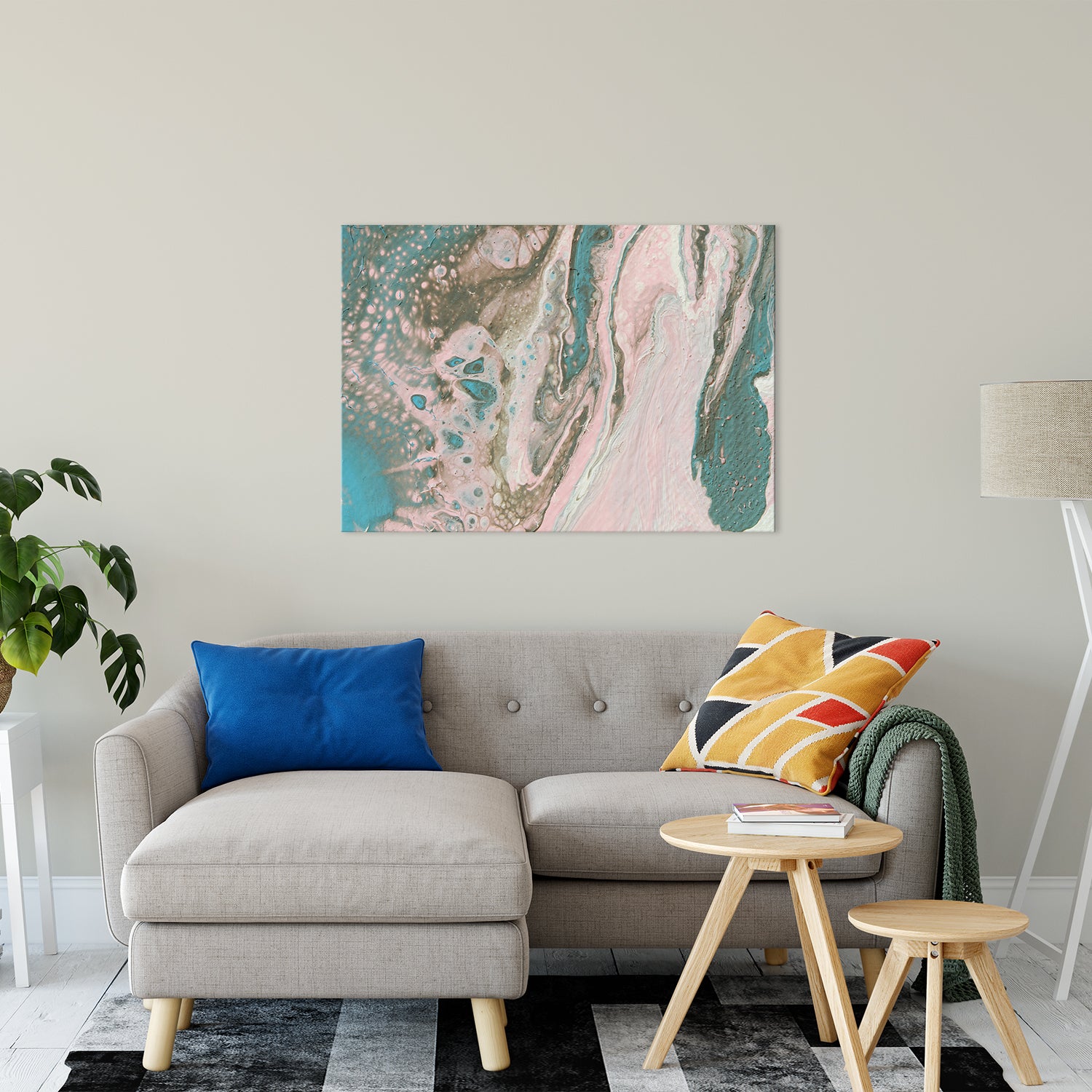 Acrylic Dirty Paint 20 Abstract Art, Fluid Art Fine Art Canvas &  Unframed Wall Art Prints 30" x 40" / Fine Art Canvas - PIPAFINEART