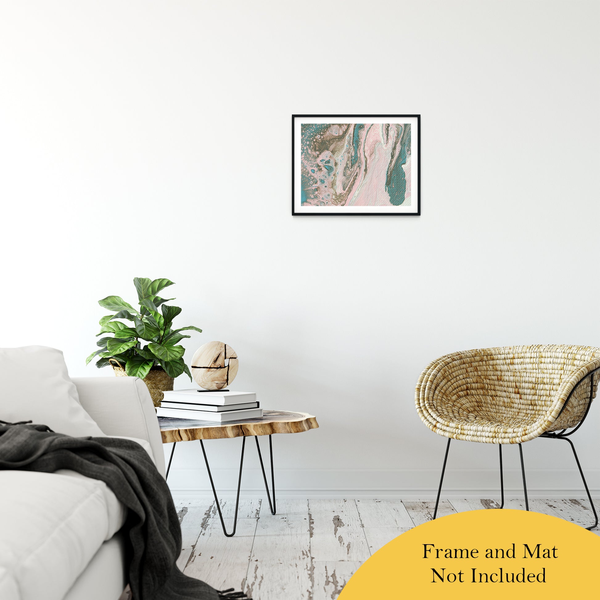 Acrylic Dirty Paint 20 Abstract Art, Fluid Art Fine Art Canvas &  Unframed Wall Art Prints 16" x 20" / Classic Paper - Unframed - PIPAFINEART