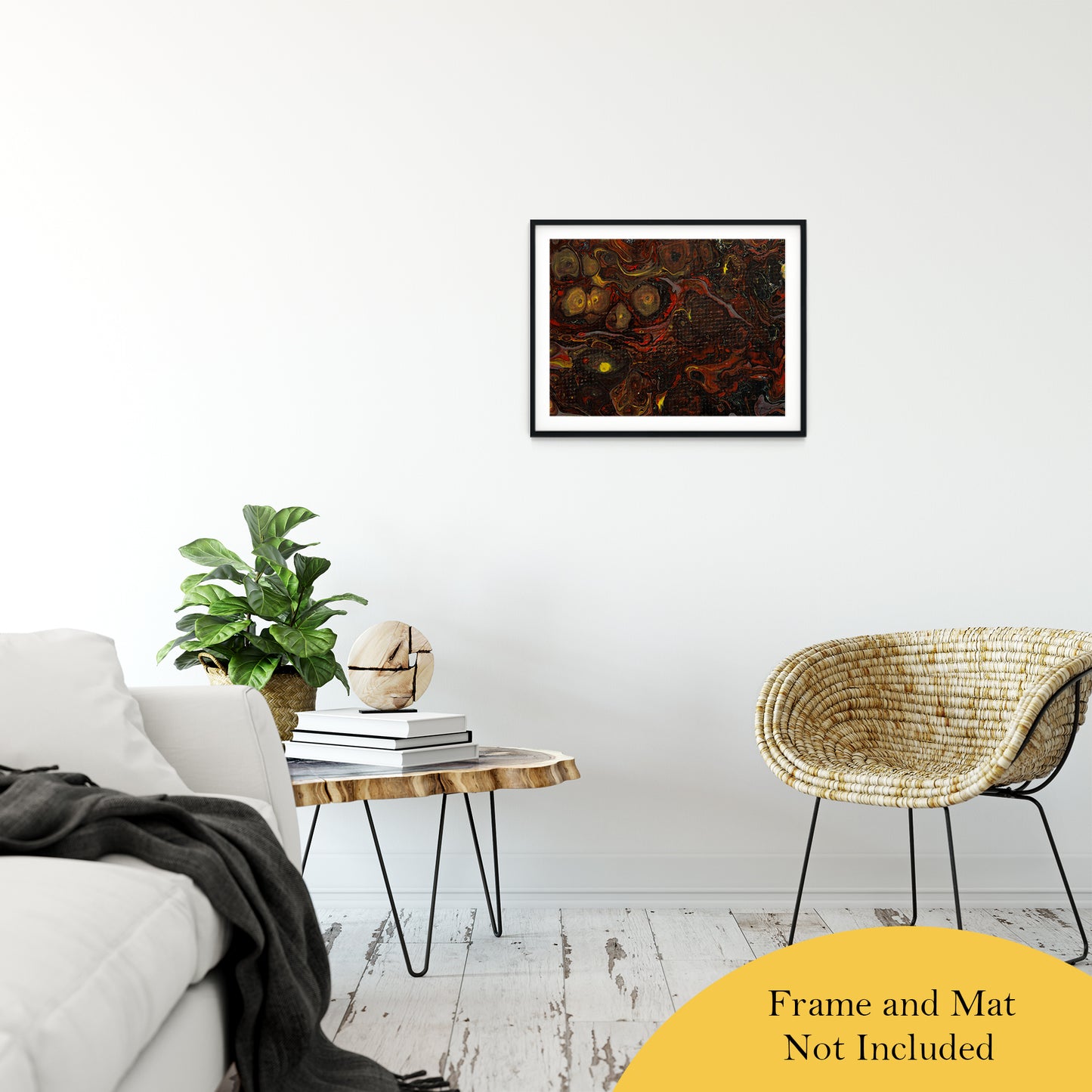 Acrylic Dirty Paint 21 Abstract Art, Fluid Art Fine Art Canvas & Unframed Wall Art Prints 20" x 24" / Classic Paper - Unframed - PIPAFINEART