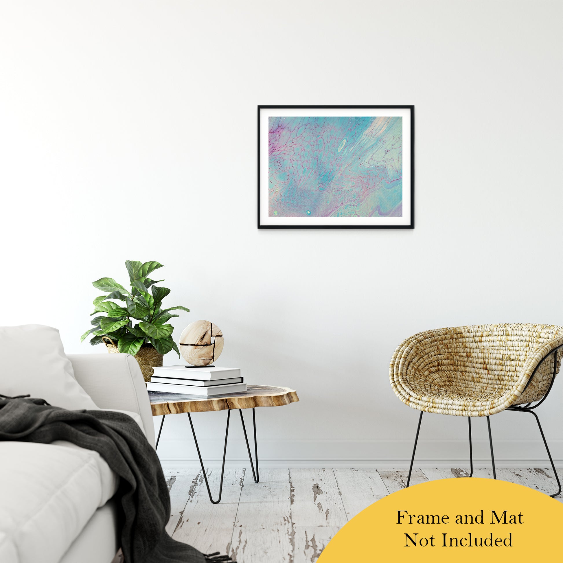 Acrylic Dirty Paint 23 Abstract Art, Fluid Art Fine Art Canvas &  Unframed Wall Art Prints 20" x 30" / Classic Paper - Unframed - PIPAFINEART