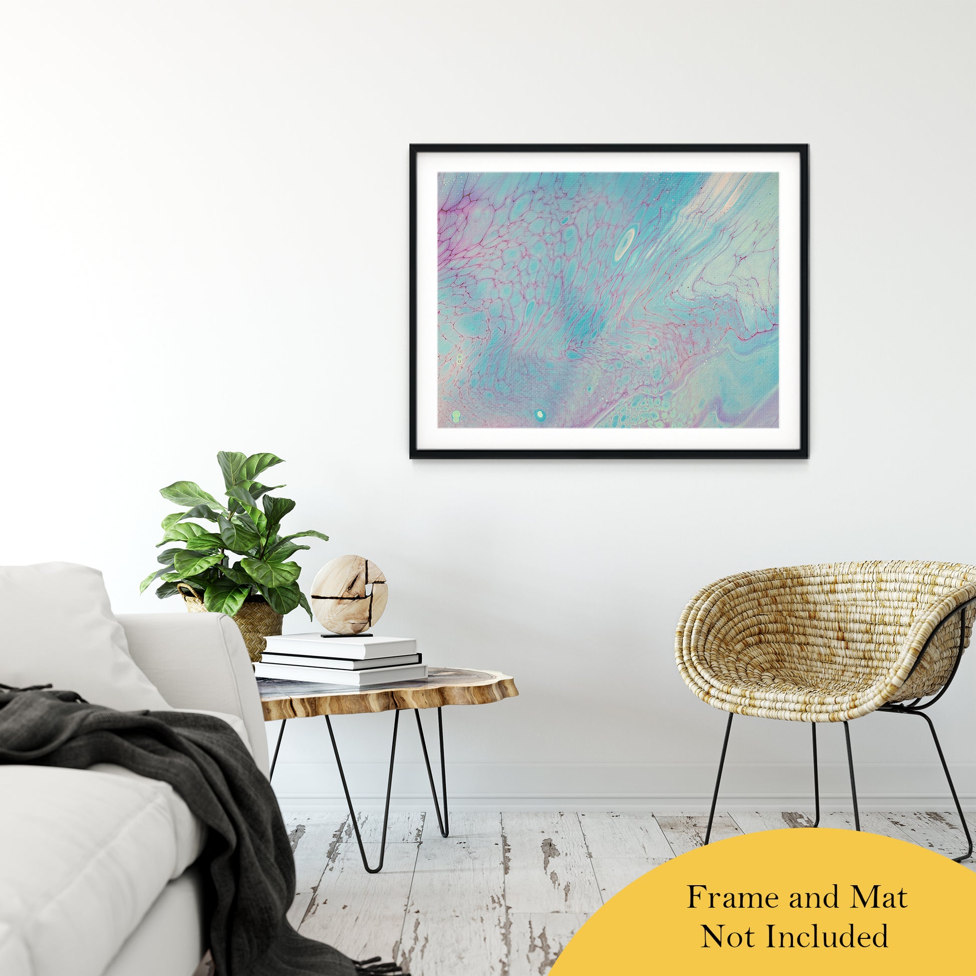 Acrylic Dirty Paint 23 Abstract Art, Fluid Art Fine Art Canvas &  Unframed Wall Art Prints 30" x 40" / Classic Paper - Unframed - PIPAFINEART