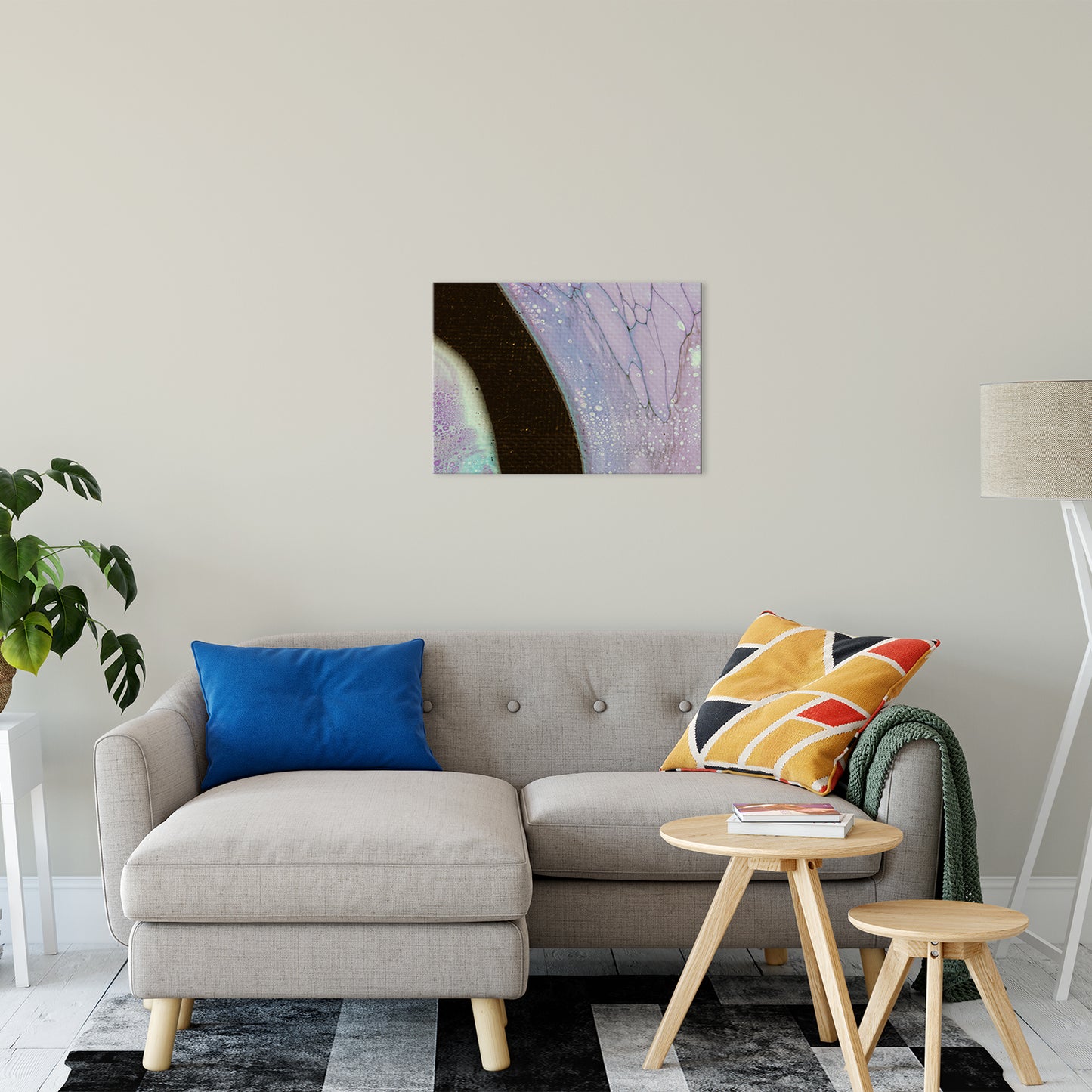Acrylic Dirty Paint 25 Abstract Art, Fluid Art Fine Art Canvas & Unframed Wall Art Prints 20" x 24" / Fine Art Canvas - PIPAFINEART