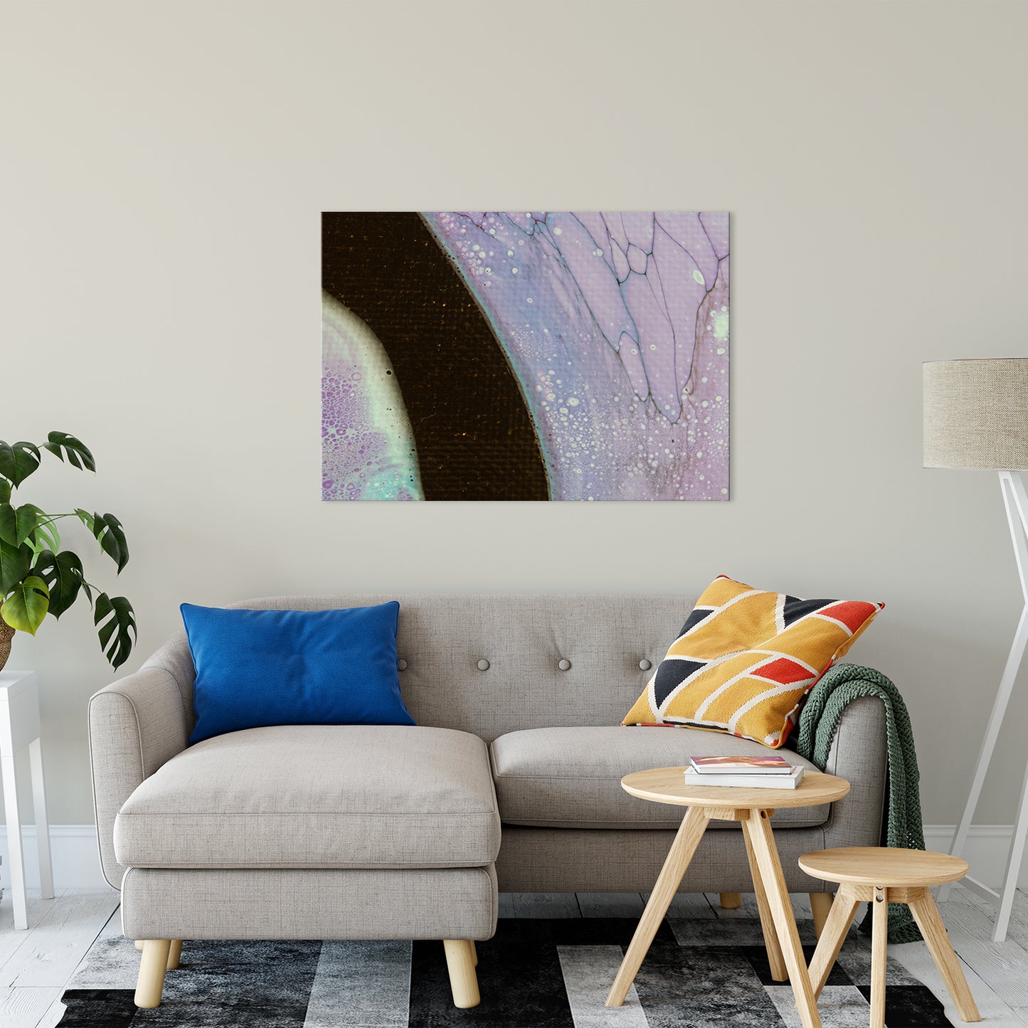 Acrylic Dirty Paint 25 Abstract Art, Fluid Art Fine Art Canvas & Unframed Wall Art Prints 30" x 40" / Fine Art Canvas - PIPAFINEART
