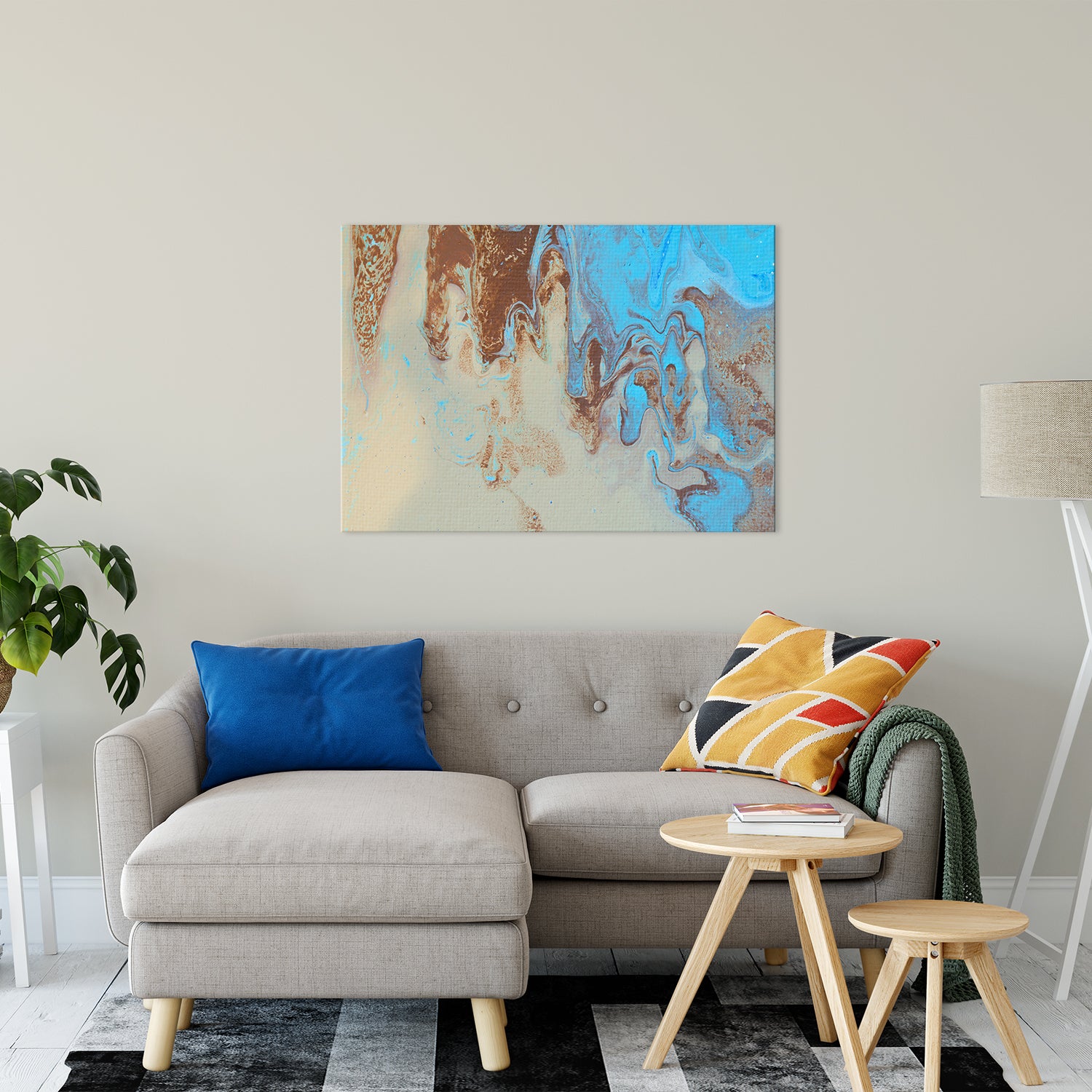 Acrylic Dirty Paint 27 Abstract Art, Fluid Art Fine Art Canvas &  Unframed Wall Art Prints 30" x 40" / Fine Art Canvas - PIPAFINEART