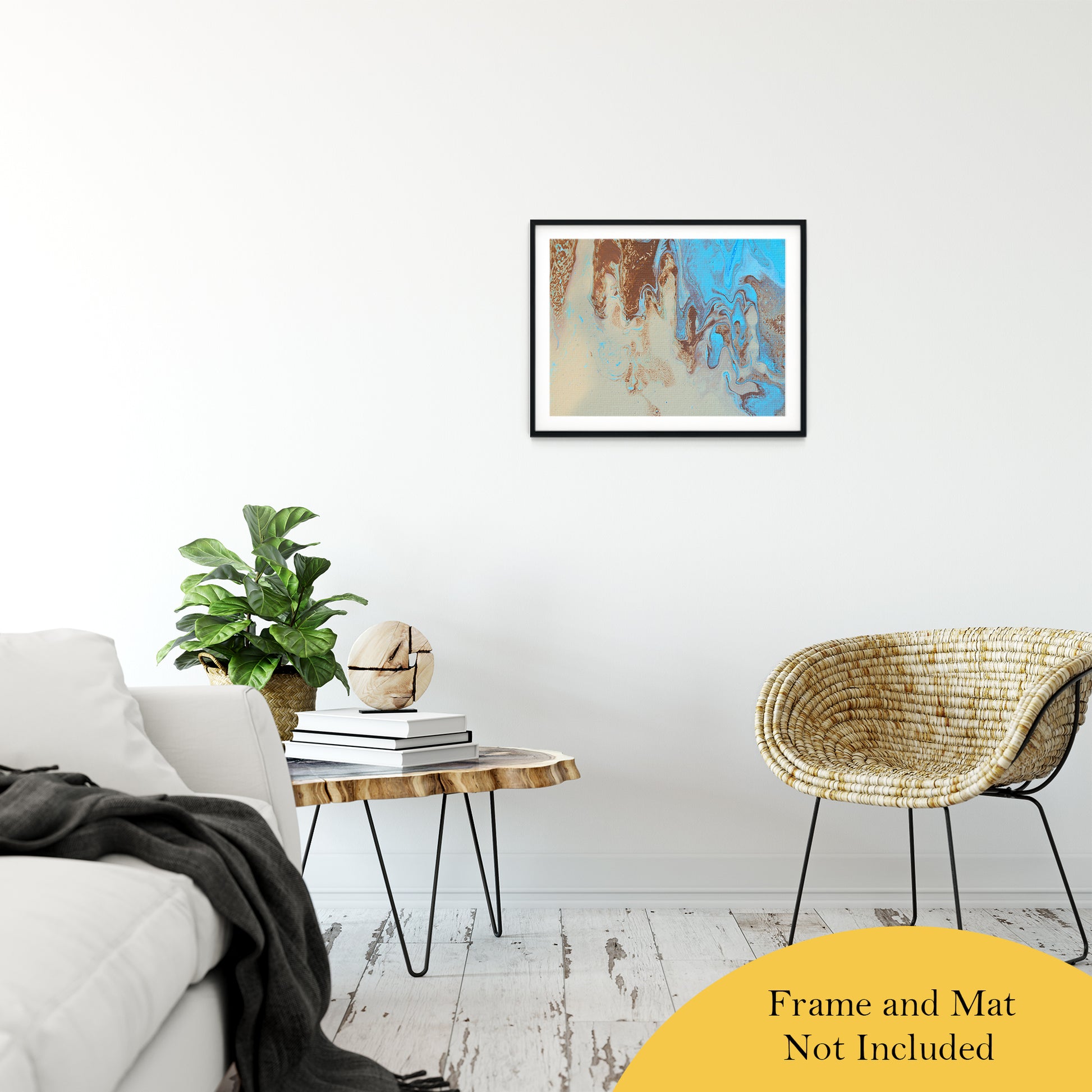 Acrylic Dirty Paint 27 Abstract Art, Fluid Art Fine Art Canvas &  Unframed Wall Art Prints 20" x 24" / Classic Paper - Unframed - PIPAFINEART