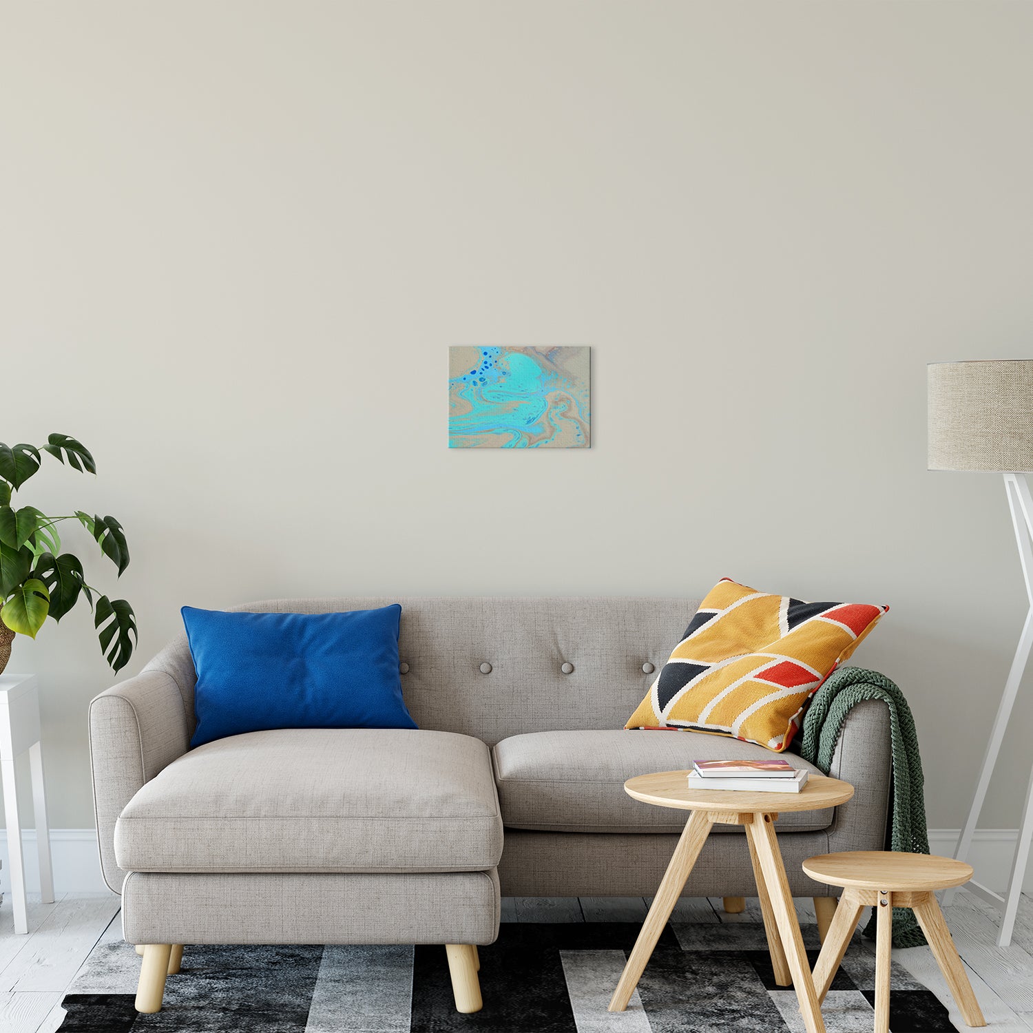 Acrylic Dirty Paint 28 Abstract Art, Fluid Art Fine Art Canvas &  Unframed Wall Art Prints 11" x 14" / Fine Art Canvas - PIPAFINEART
