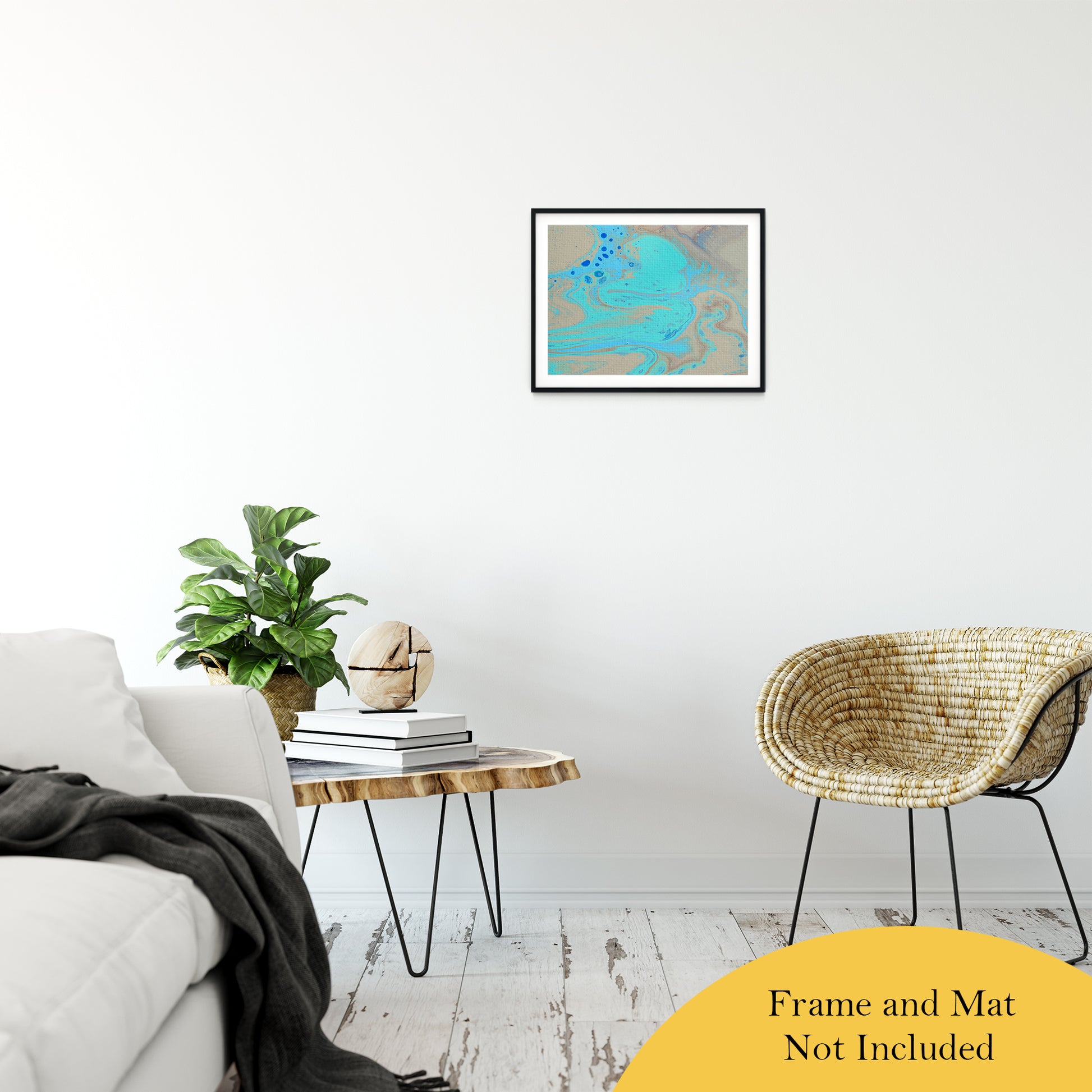 Acrylic Dirty Paint 28 Abstract Art, Fluid Art Fine Art Canvas &  Unframed Wall Art Prints 16" x 20" / Classic Paper - Unframed - PIPAFINEART