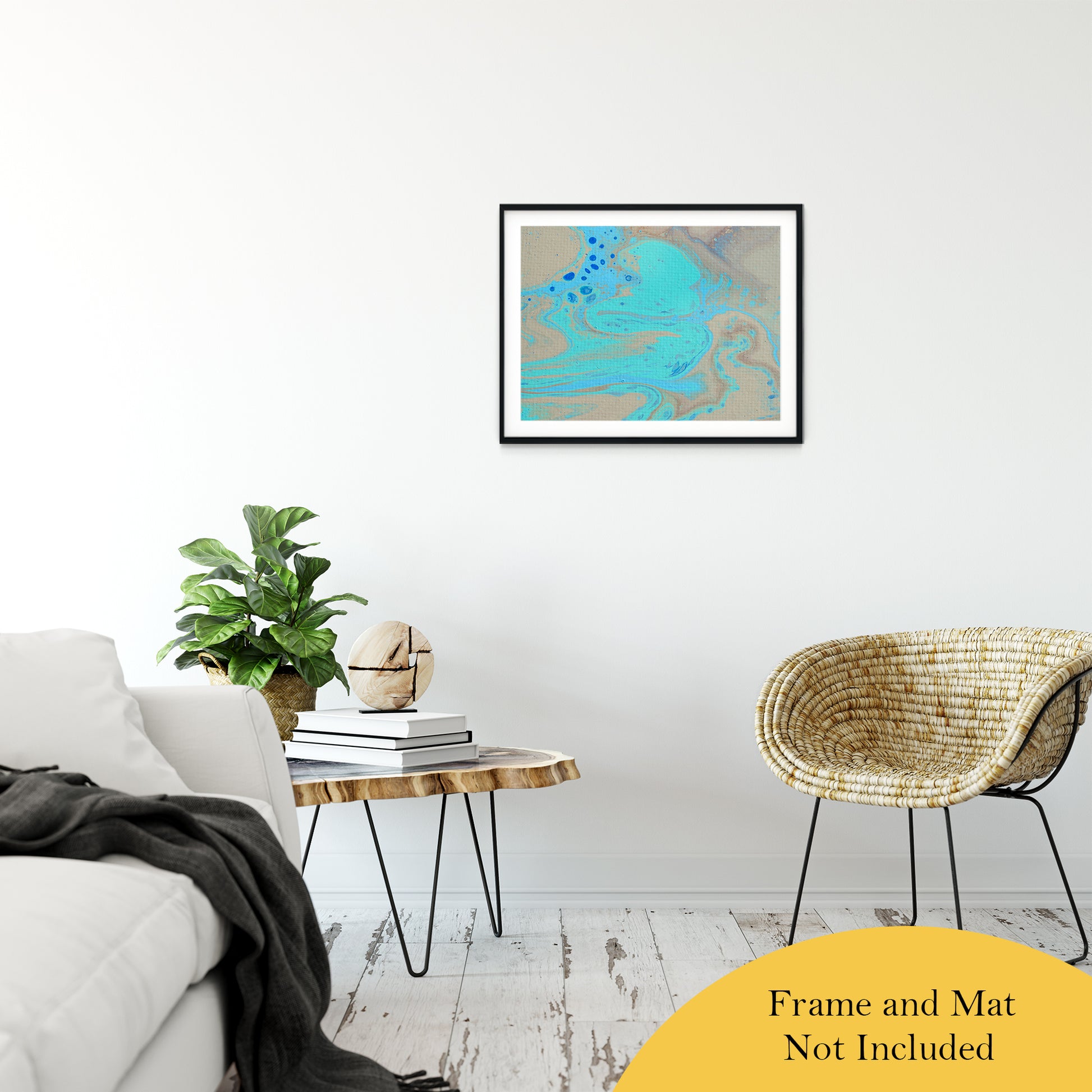 Acrylic Dirty Paint 28 Abstract Art, Fluid Art Fine Art Canvas &  Unframed Wall Art Prints 20" x 30" / Classic Paper - Unframed - PIPAFINEART