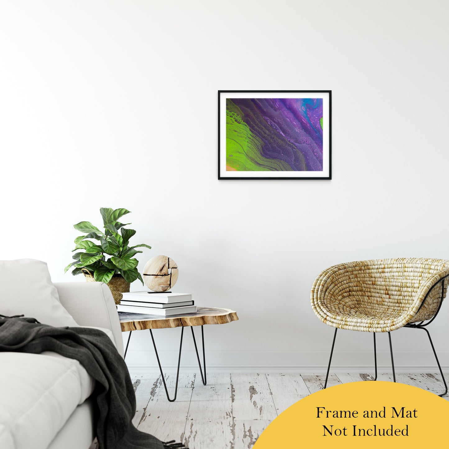 Acrylic Dirty Paint 29 Abstract Art, Fluid Art Fine Art Canvas &  Unframed Wall Art Prints 20" x 24" / Classic Paper - Unframed - PIPAFINEART