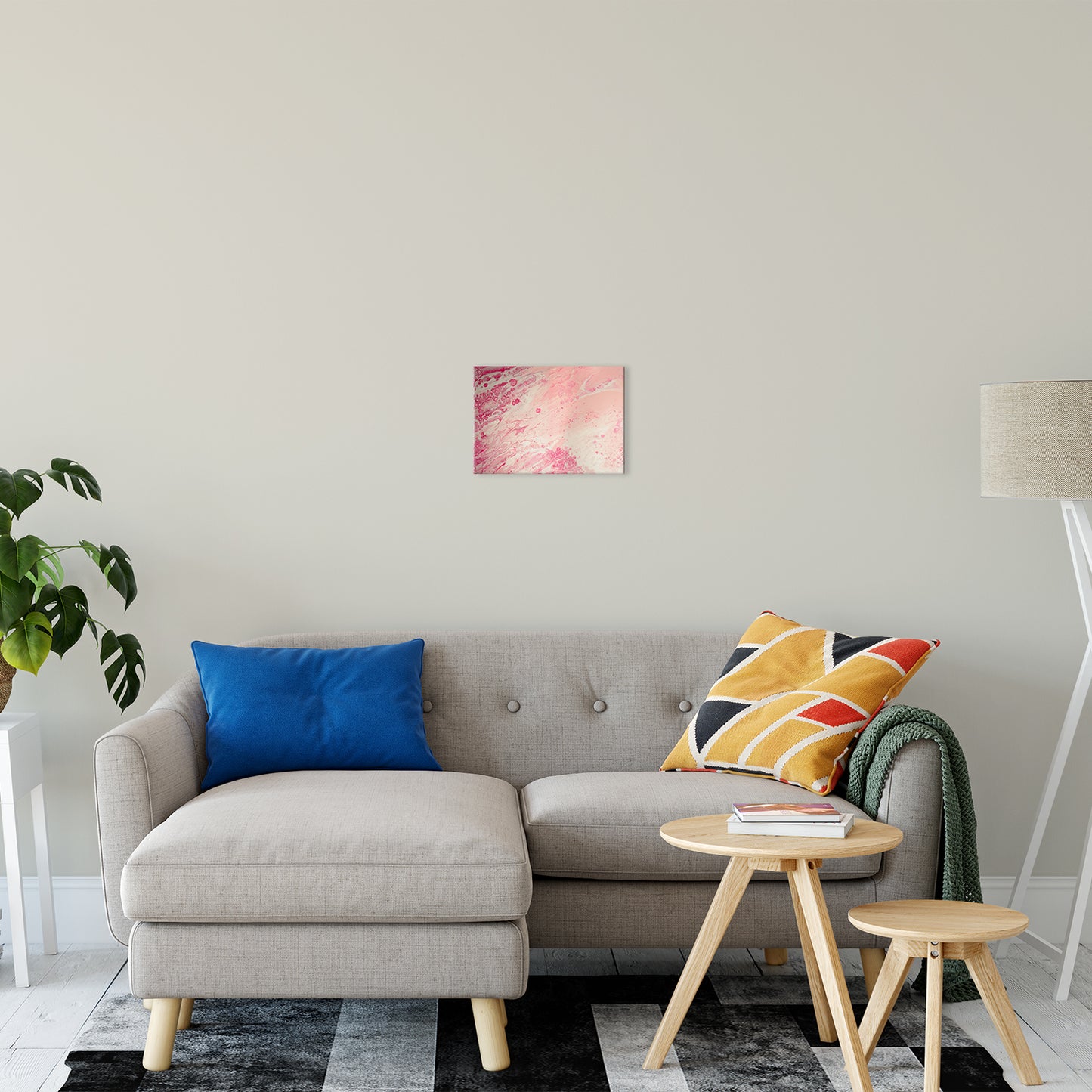 Acrylic Dirty Paint 2 Abstract Art, Fluid Art Fine Art Canvas &  Unframed Wall Art Prints 11" x 14" / Fine Art Canvas - PIPAFINEART