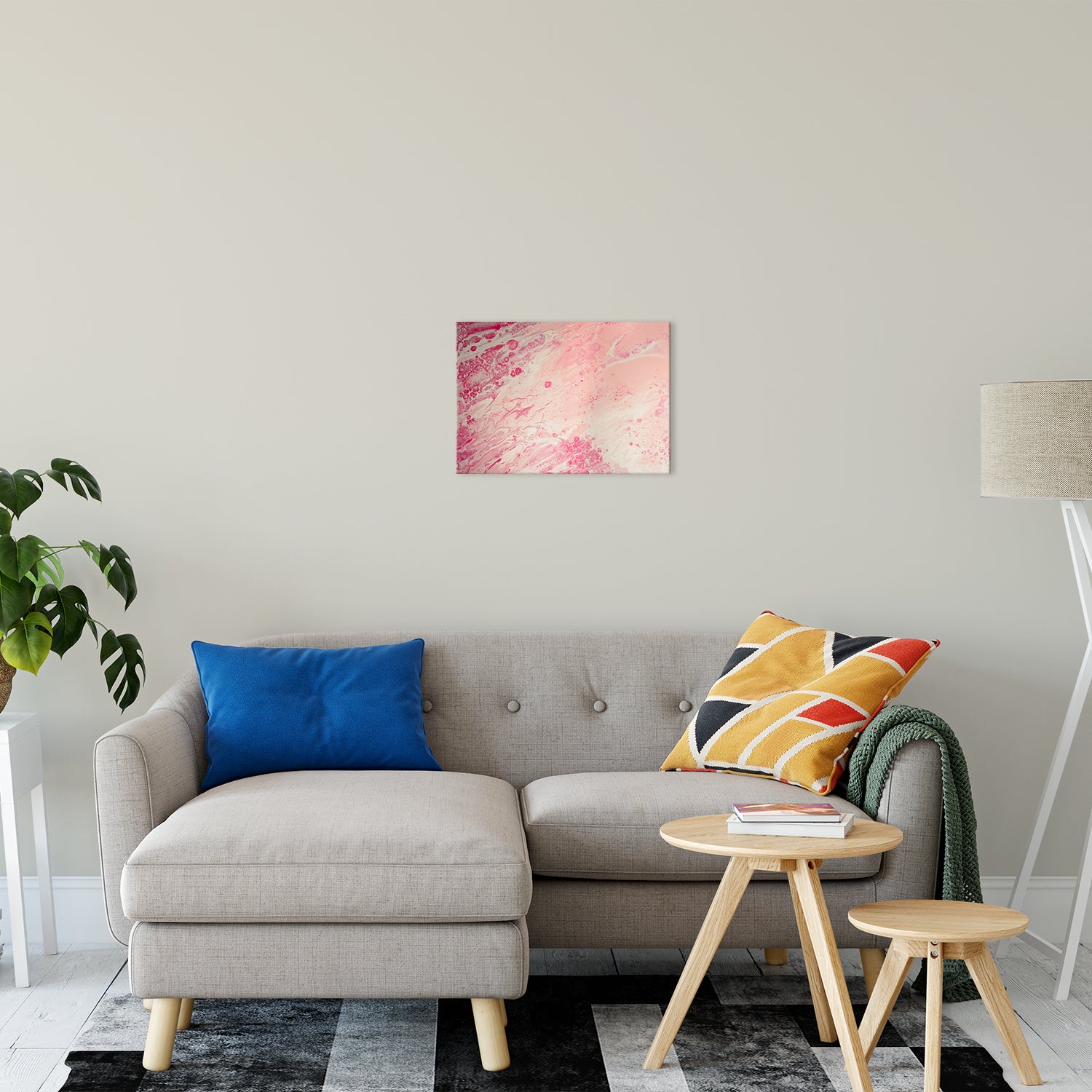 Acrylic Dirty Paint 2 Abstract Art, Fluid Art Fine Art Canvas &  Unframed Wall Art Prints 16" x 20" / Fine Art Canvas - PIPAFINEART