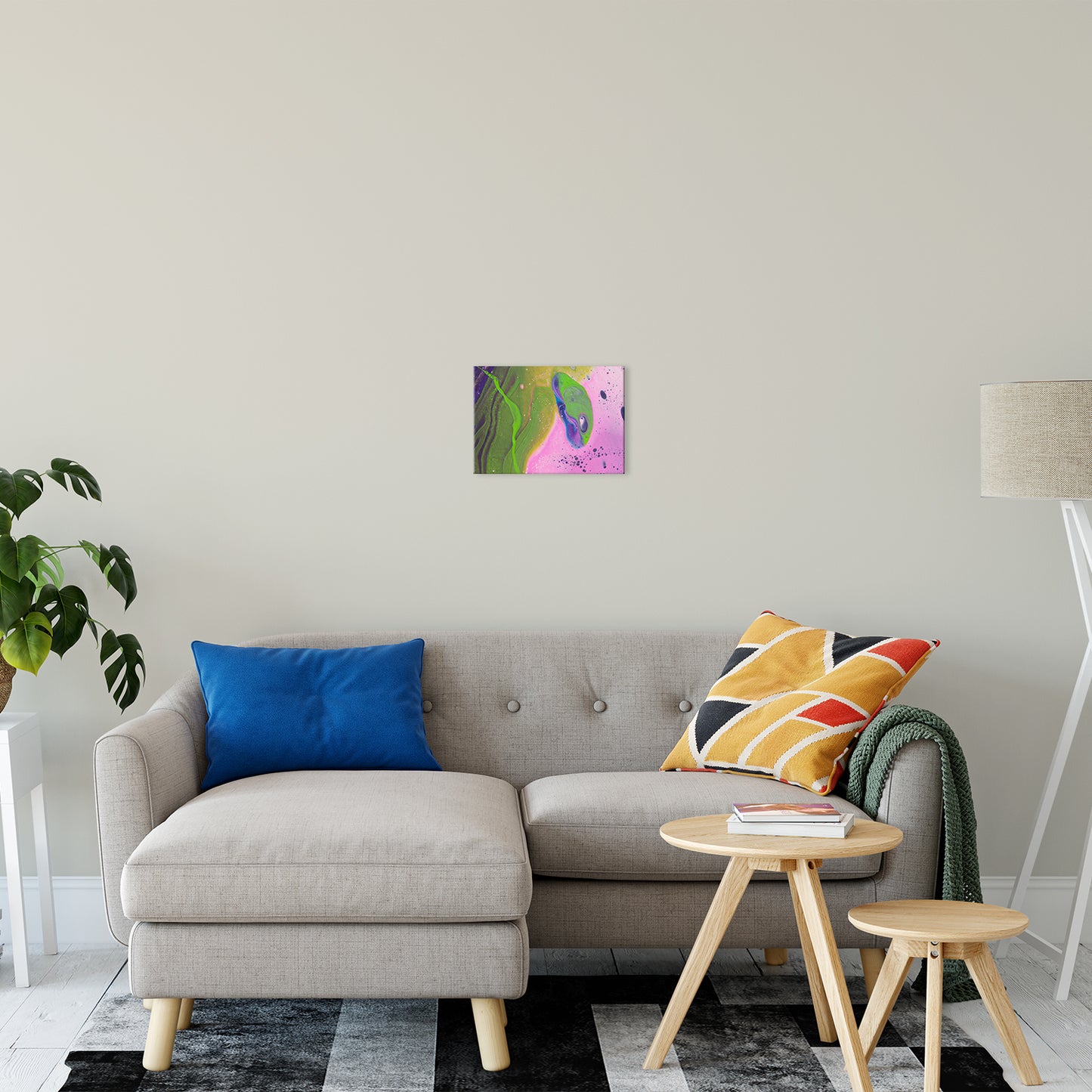 Acrylic Dirty Paint 30 Abstract Art, Fluid Art Fine Art Canvas & Unframed Wall Art Prints 11" x 14" / Fine Art Canvas - PIPAFINEART