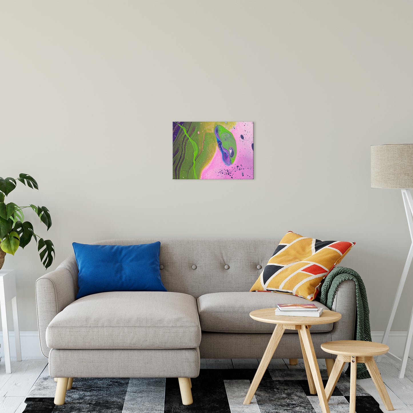Acrylic Dirty Paint 30 Abstract Art, Fluid Art Fine Art Canvas & Unframed Wall Art Prints 16" x 20" / Fine Art Canvas - PIPAFINEART