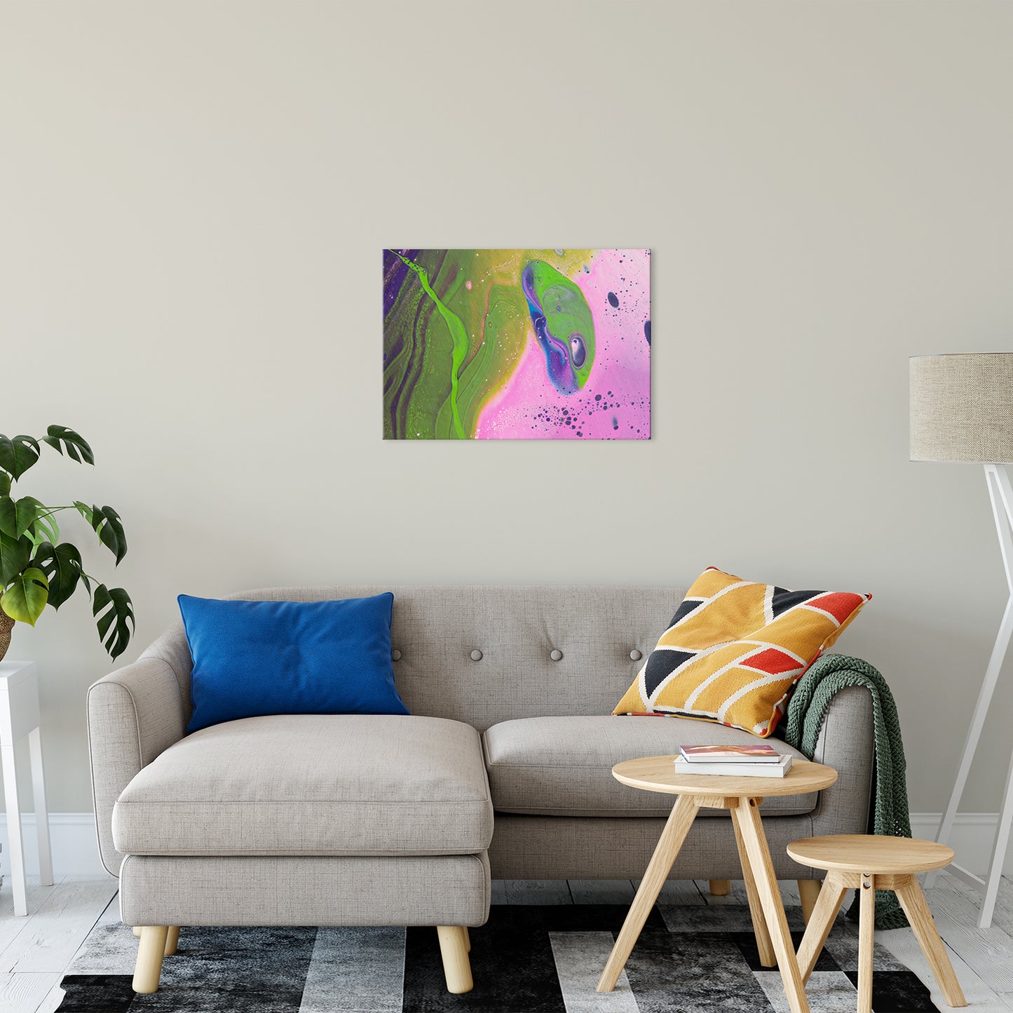 Acrylic Dirty Paint 30 Abstract Art, Fluid Art Fine Art Canvas & Unframed Wall Art Prints 20" x 30" / Fine Art Canvas - PIPAFINEART