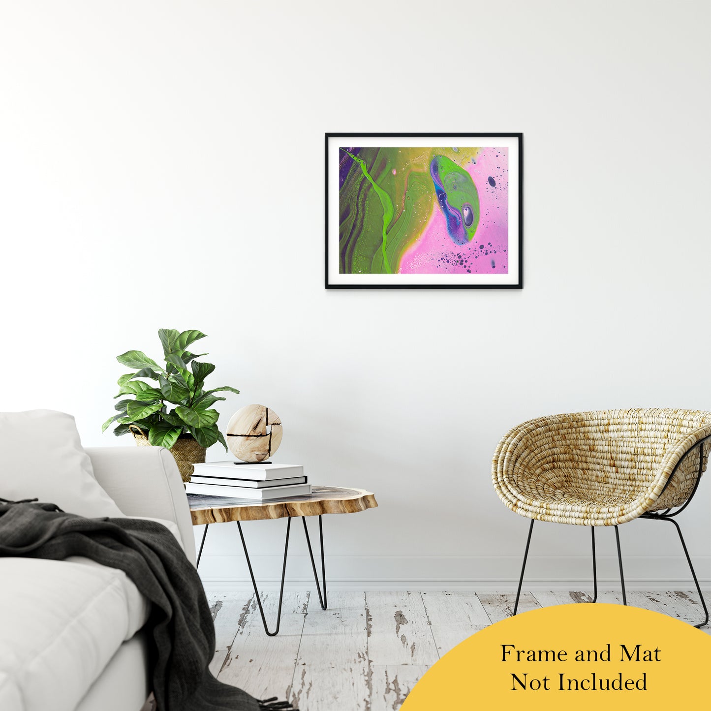 Acrylic Dirty Paint 30 Abstract Art, Fluid Art Fine Art Canvas & Unframed Wall Art Prints 20" x 30" / Classic Paper - Unframed - PIPAFINEART