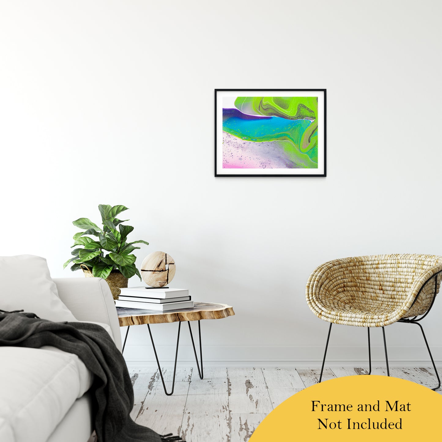 Acrylic Dirty Paint 31 Abstract Art, Fluid Art Fine Art Canvas &  Unframed Wall Art Prints 20" x 24" / Classic Paper - Unframed - PIPAFINEART