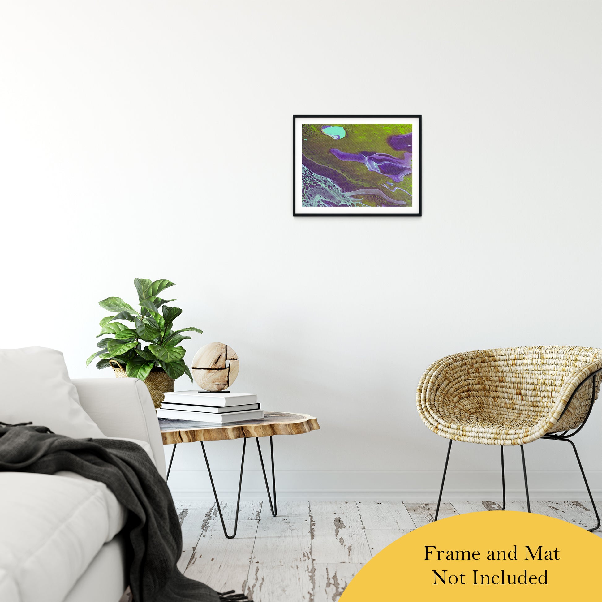 Acrylic Dirty Paint 32 Abstract Art, Fluid Art Fine Art Canvas &  Unframed Wall Art Prints 16" x 20" / Classic Paper - Unframed - PIPAFINEART