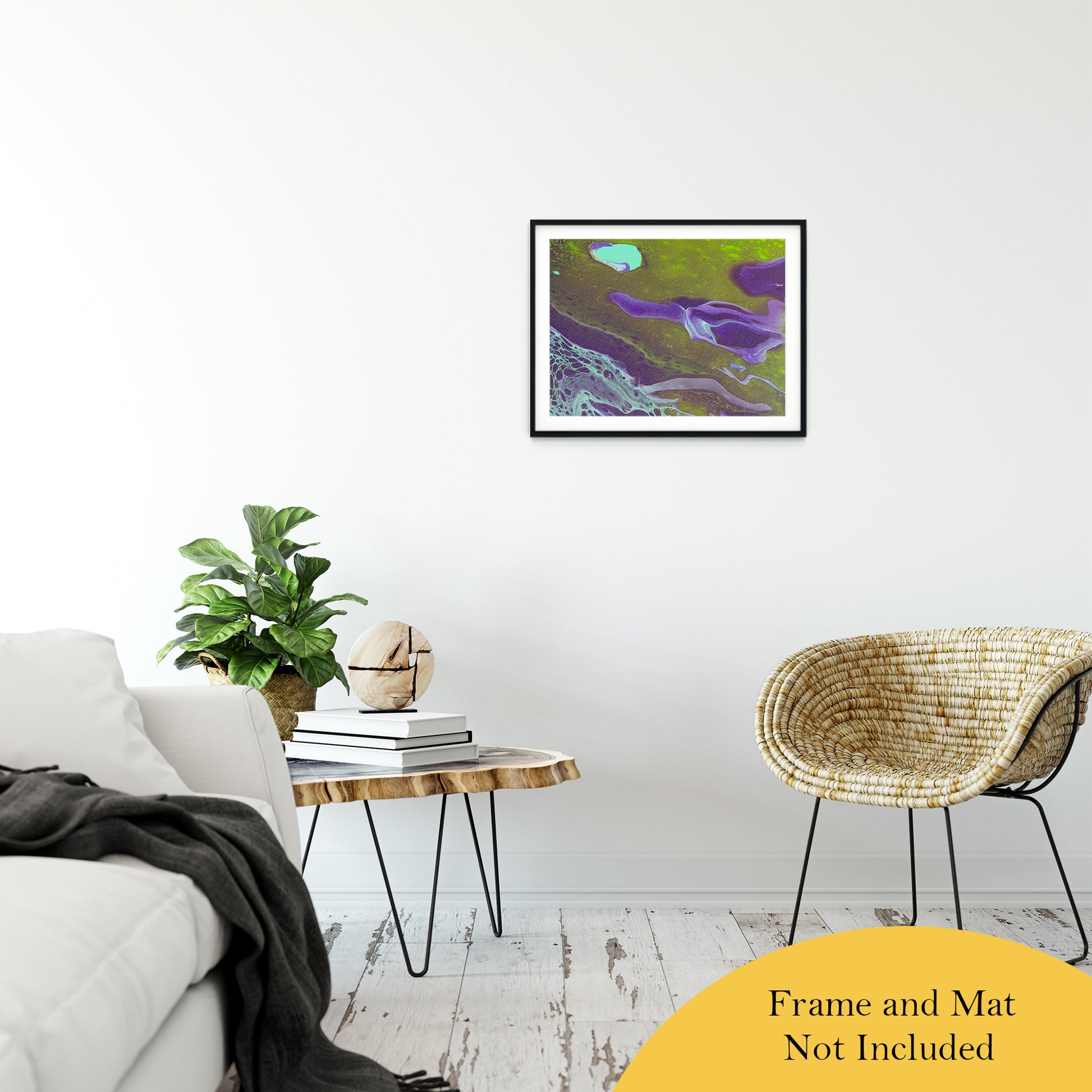 Acrylic Dirty Paint 32 Abstract Art, Fluid Art Fine Art Canvas &  Unframed Wall Art Prints 20" x 24" / Classic Paper - Unframed - PIPAFINEART
