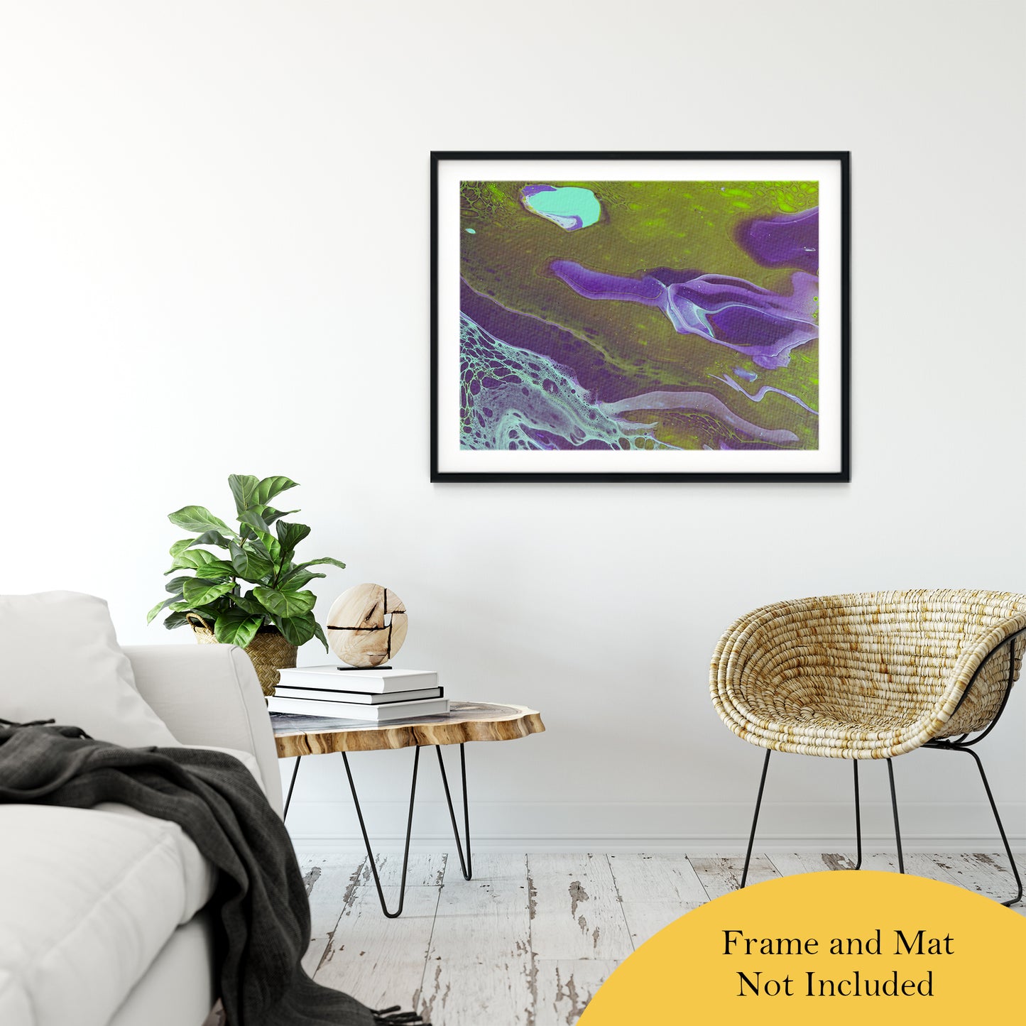 Acrylic Dirty Paint 32 Abstract Art, Fluid Art Fine Art Canvas &  Unframed Wall Art Prints 30" x 40" / Classic Paper - Unframed - PIPAFINEART