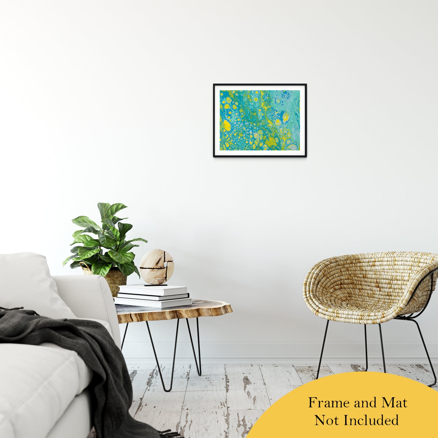 Acrylic Dirty Paint 35 Abstract Art, Fluid Art Fine Art Canvas &  Unframed Wall Art Prints 16" x 20" / Classic Paper - Unframed - PIPAFINEART