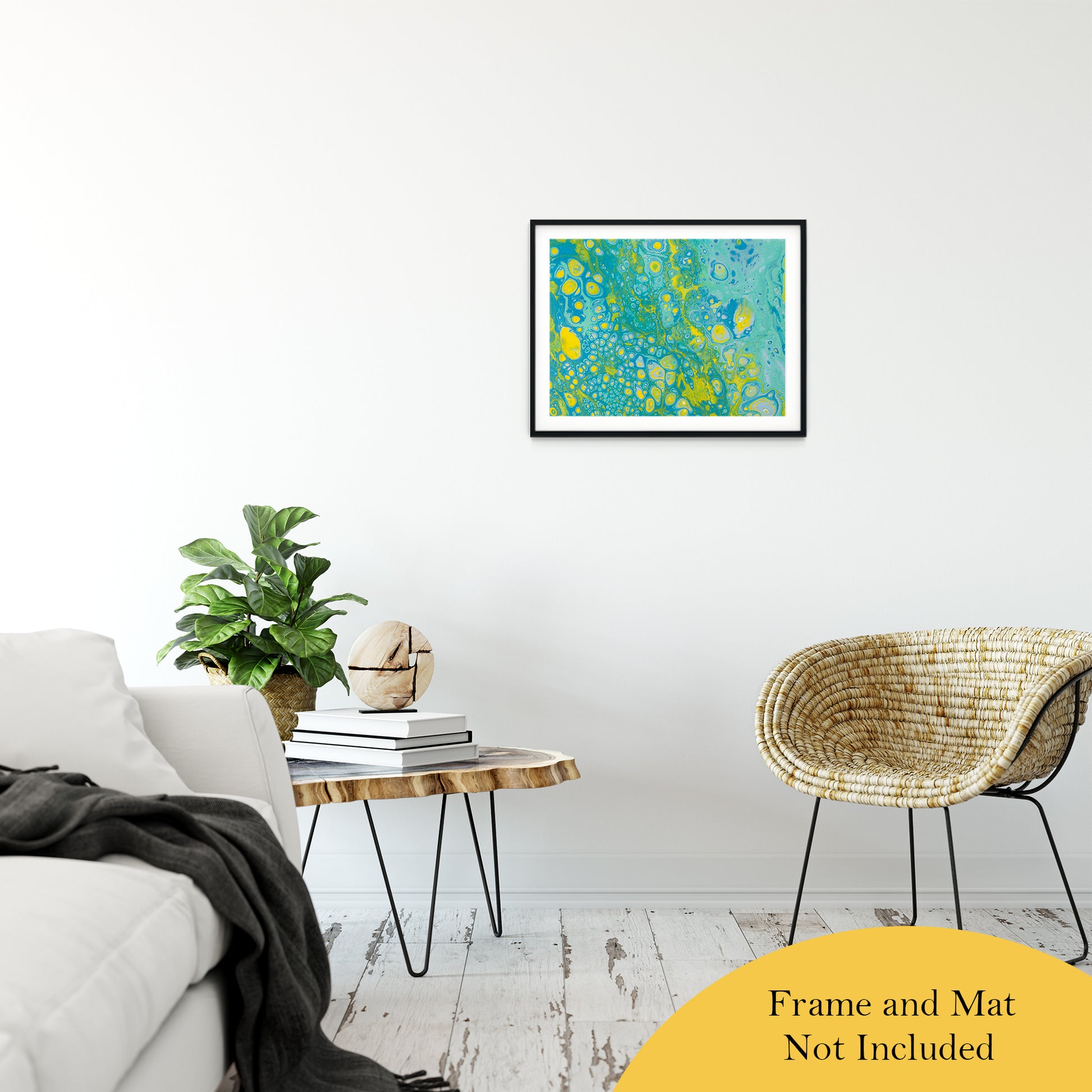 Acrylic Dirty Paint 35 Abstract Art, Fluid Art Fine Art Canvas &  Unframed Wall Art Prints 20" x 24" / Classic Paper - Unframed - PIPAFINEART